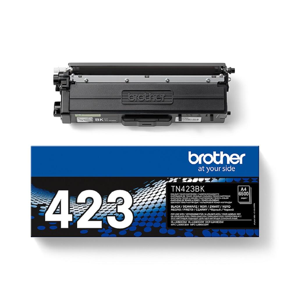Brother Original TN423BK Toner schwarz 6.500 Seiten (für HL-L8260CDW, L8360CDW)(TN423BK)