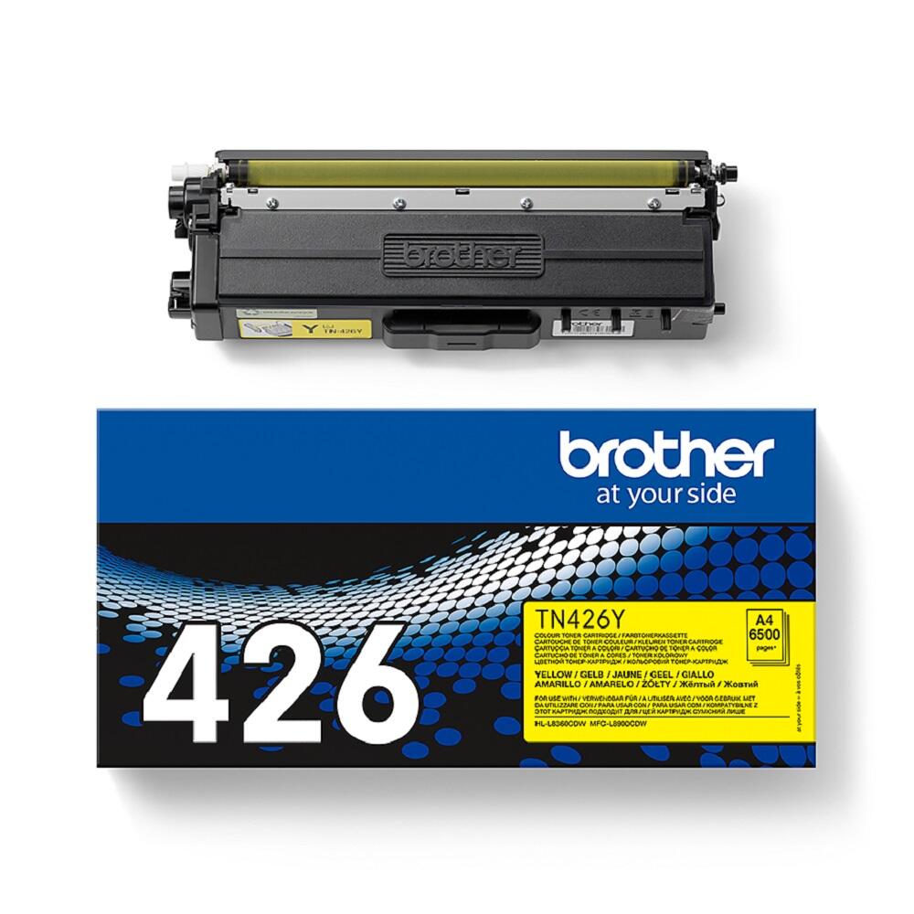 Brother Original TN426Y Toner gelb 6.500 Seiten (für HL-L8360CDW)(TN426Y)