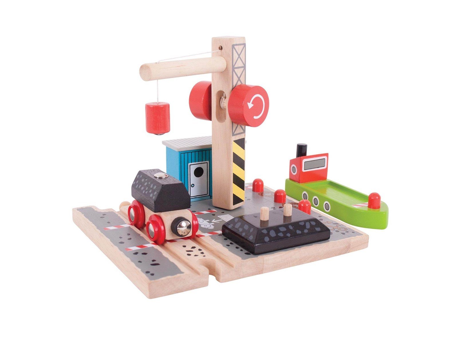Bigjigs Wooden Rails - Coal Charging Station