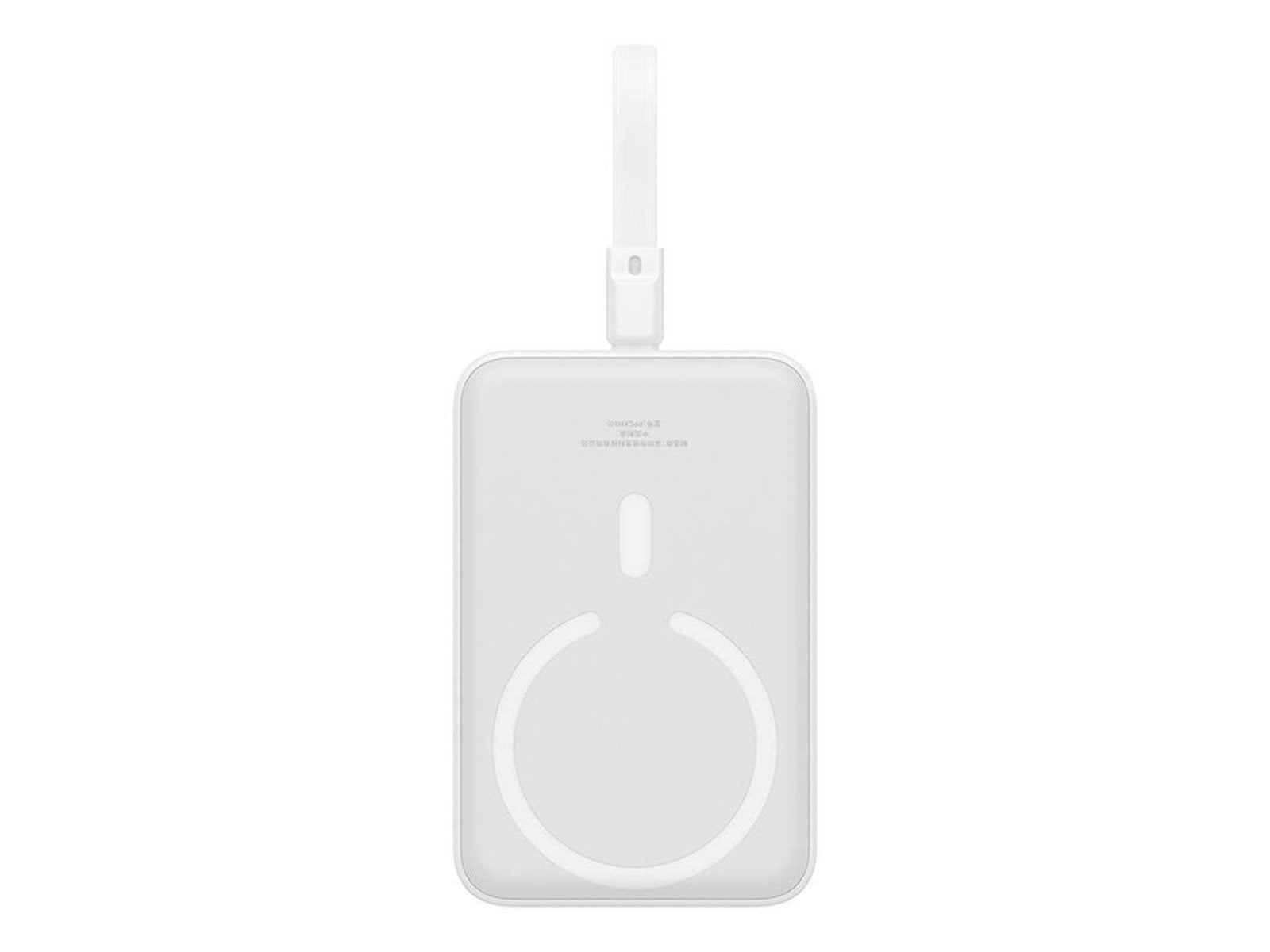 Baseus Powerbank Magnetic Mini 10000mAh Lightning 20W MagSafe (white) Powerbank (Akku) - Weiß - 10000 mAh