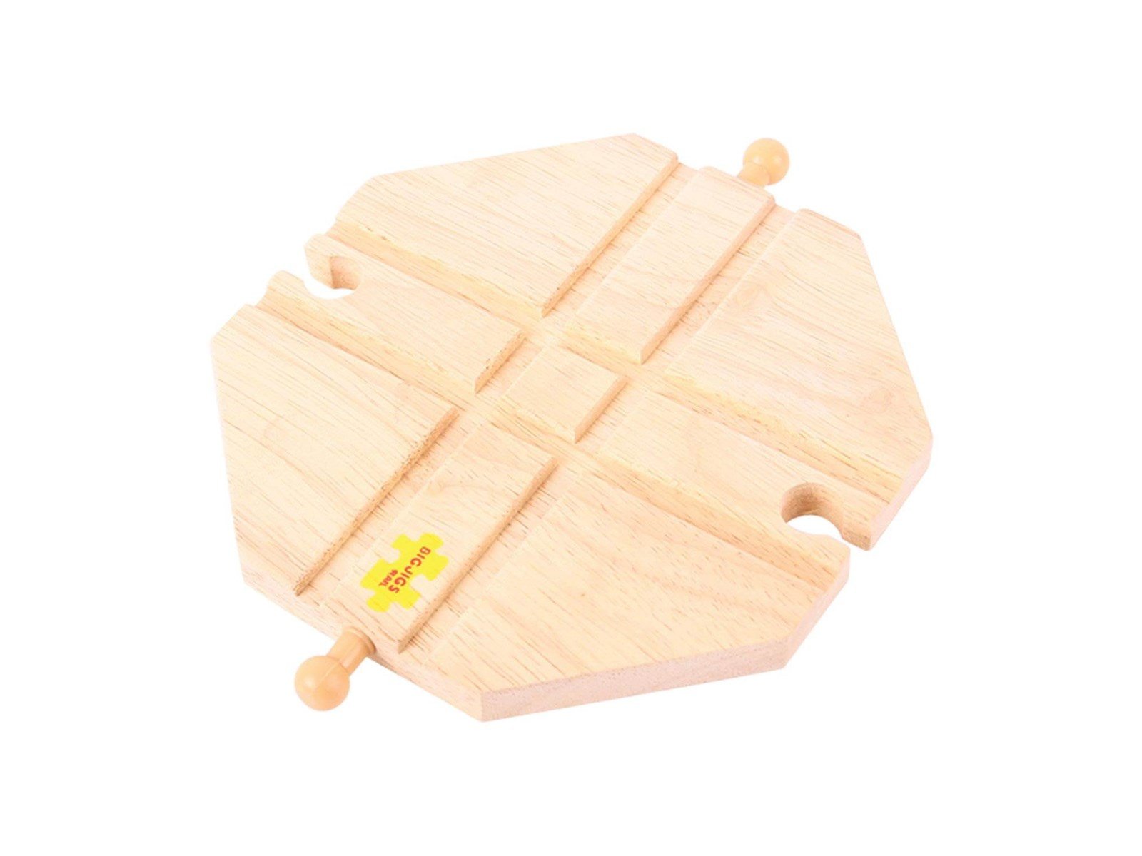 Bigjigs Wooden Rails - Crossing Plateau