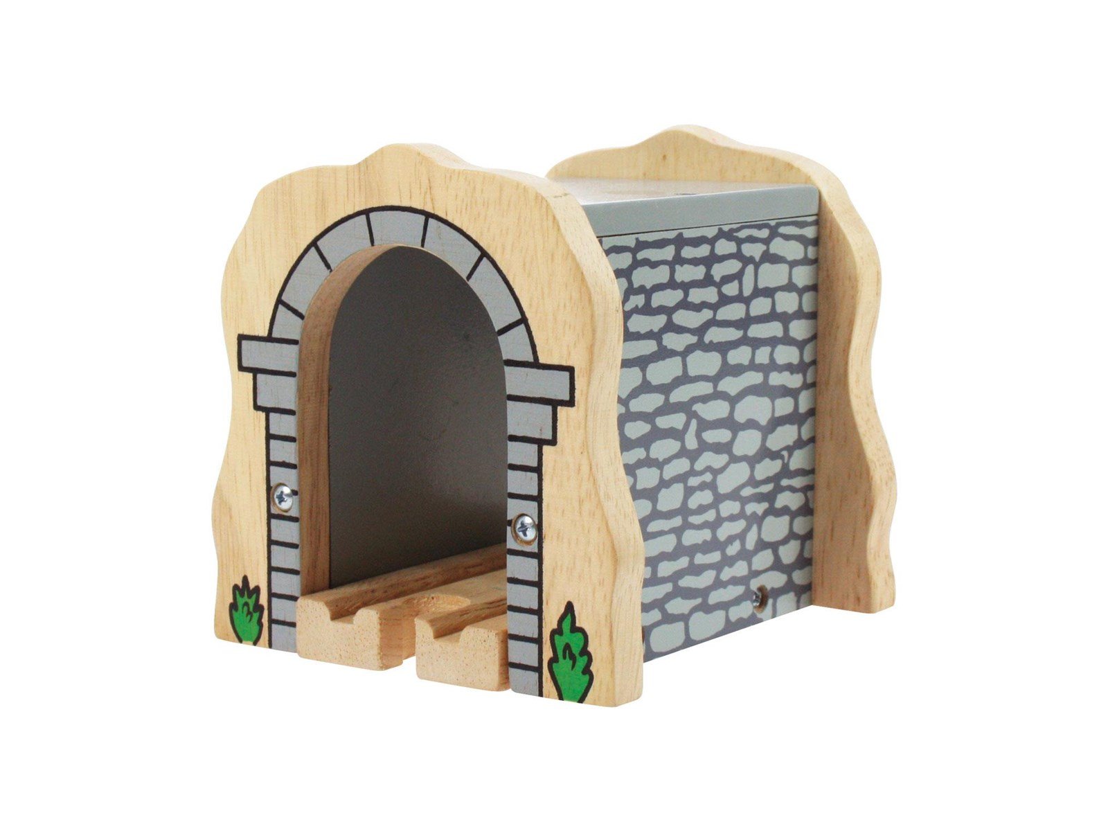 Bigjigs Wooden Rails - Gray Tunnel
