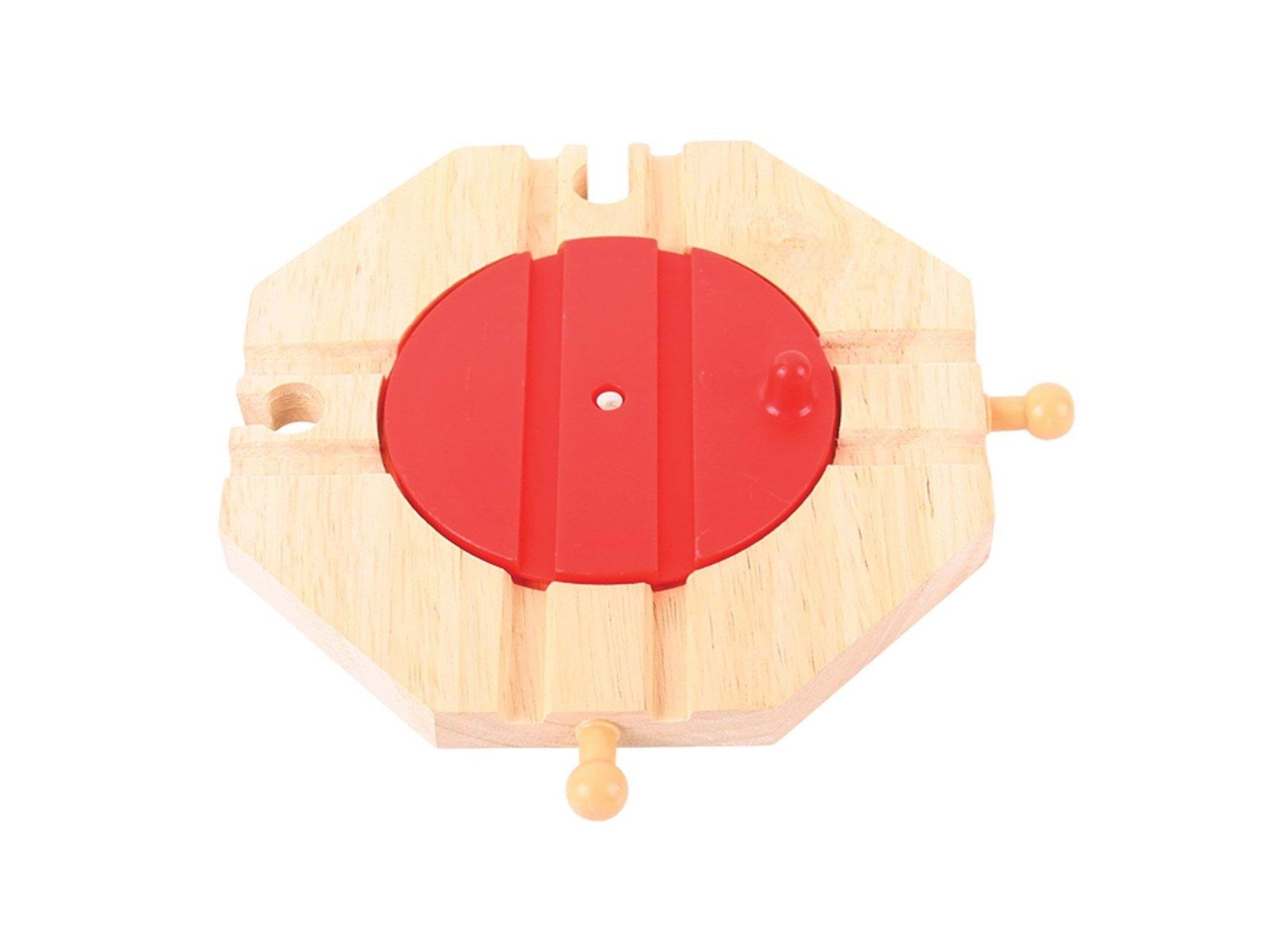 Bigjigs Wooden Rails - 4-direction Turntable