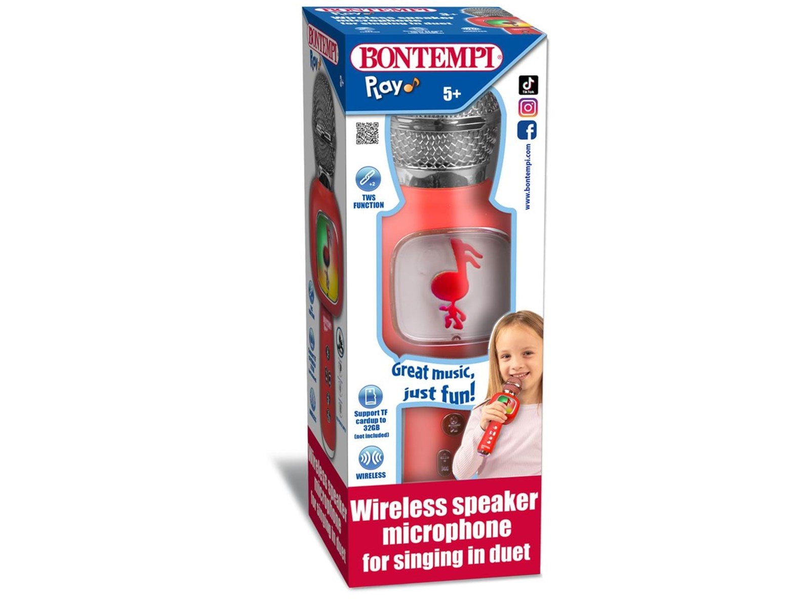 Bontempi Wireless karaoke microphone for the duet