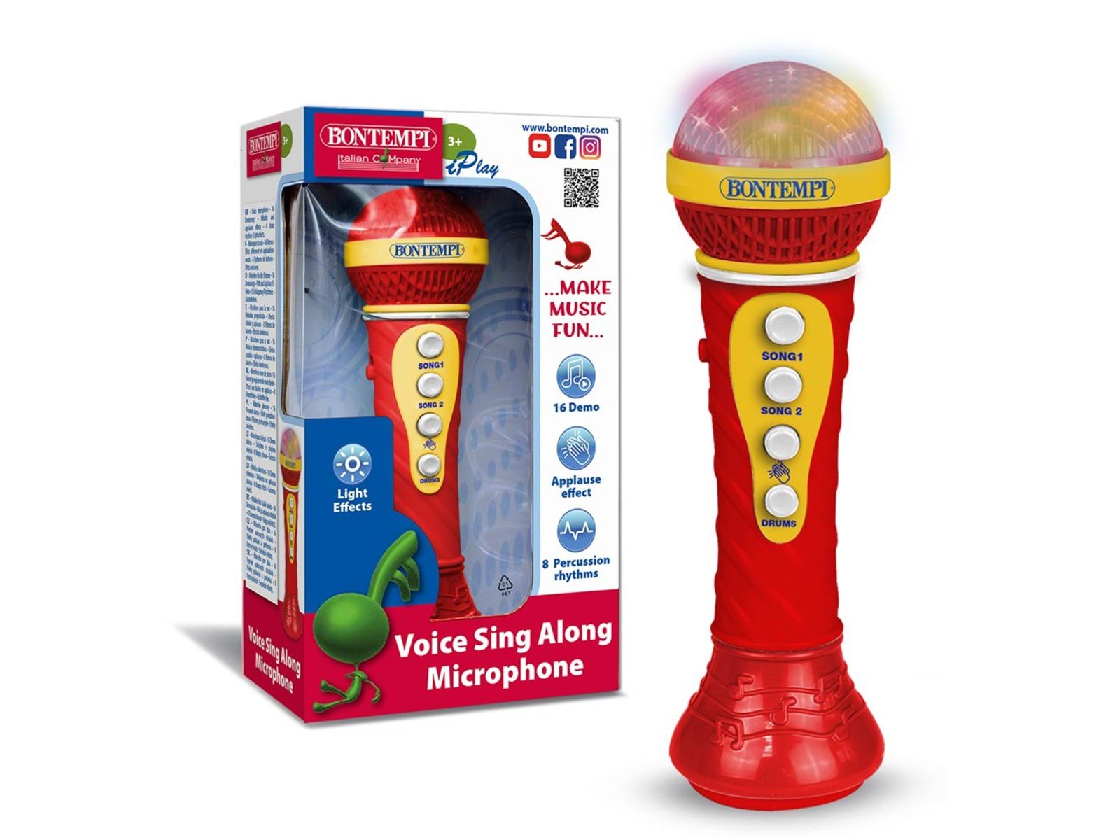 Bontempi Voice microphone with light effect