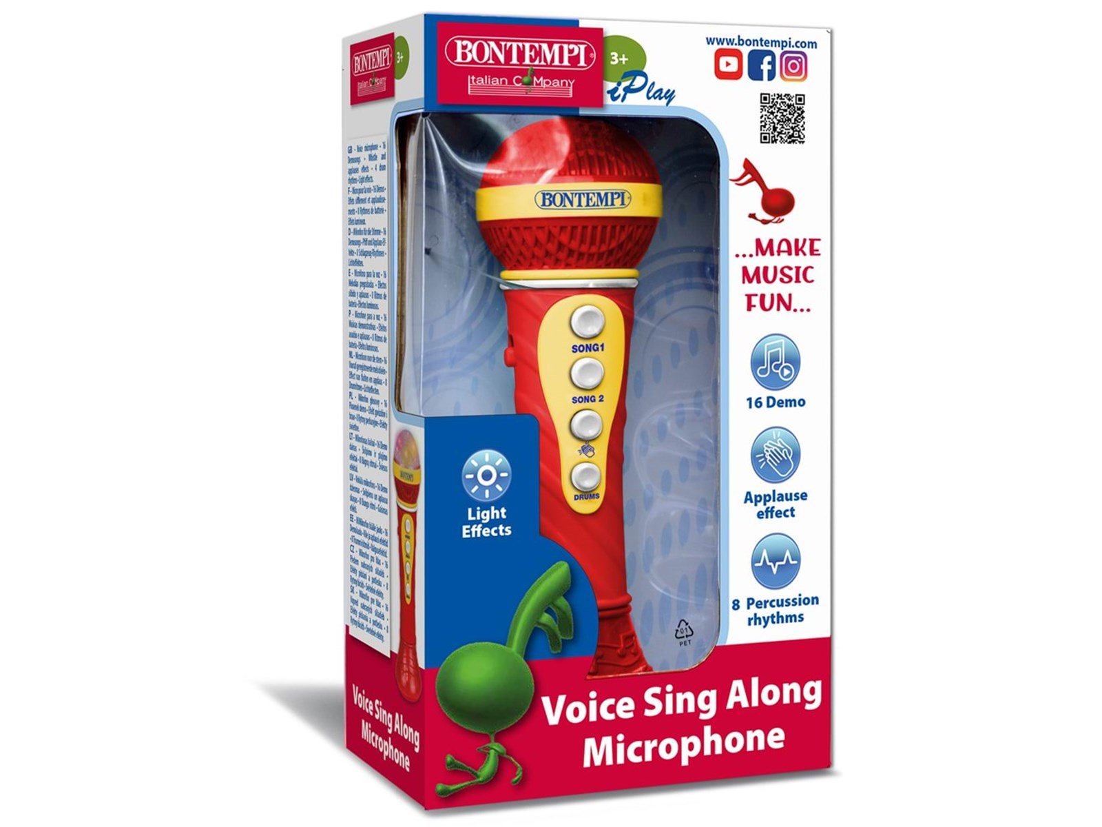 Bontempi Voice microphone with light effect
