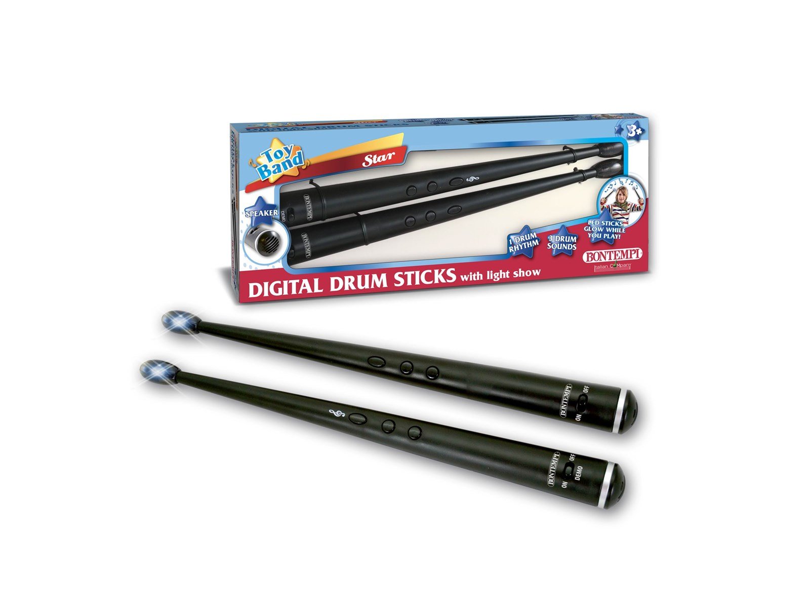 Bontempi Digital drumsticks with light show
