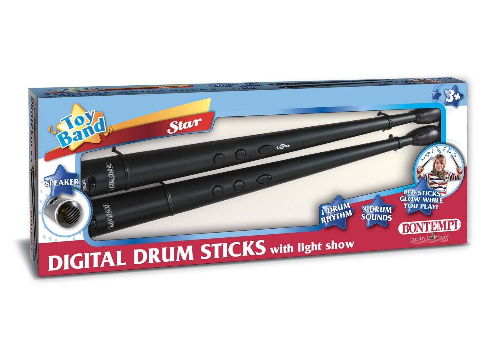 Bontempi Digital drumsticks with light show