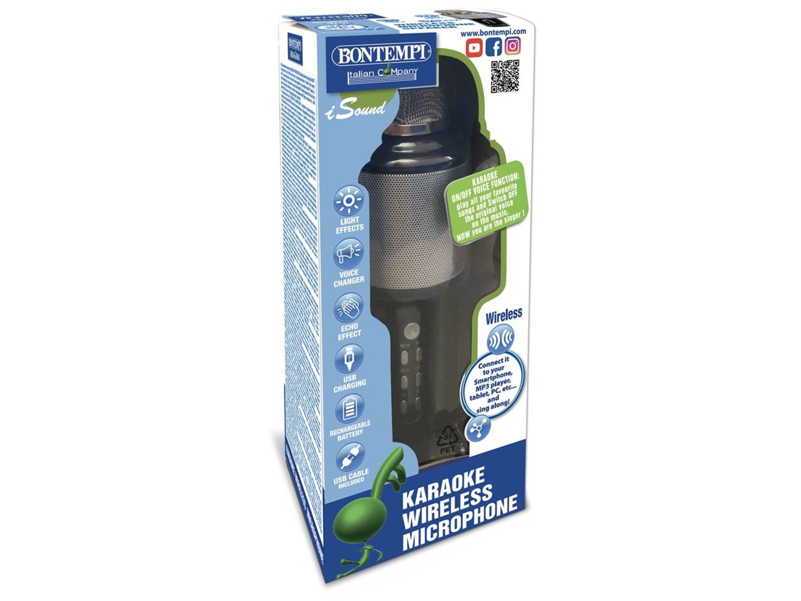 Bontempi Wireless microphone for karaoke