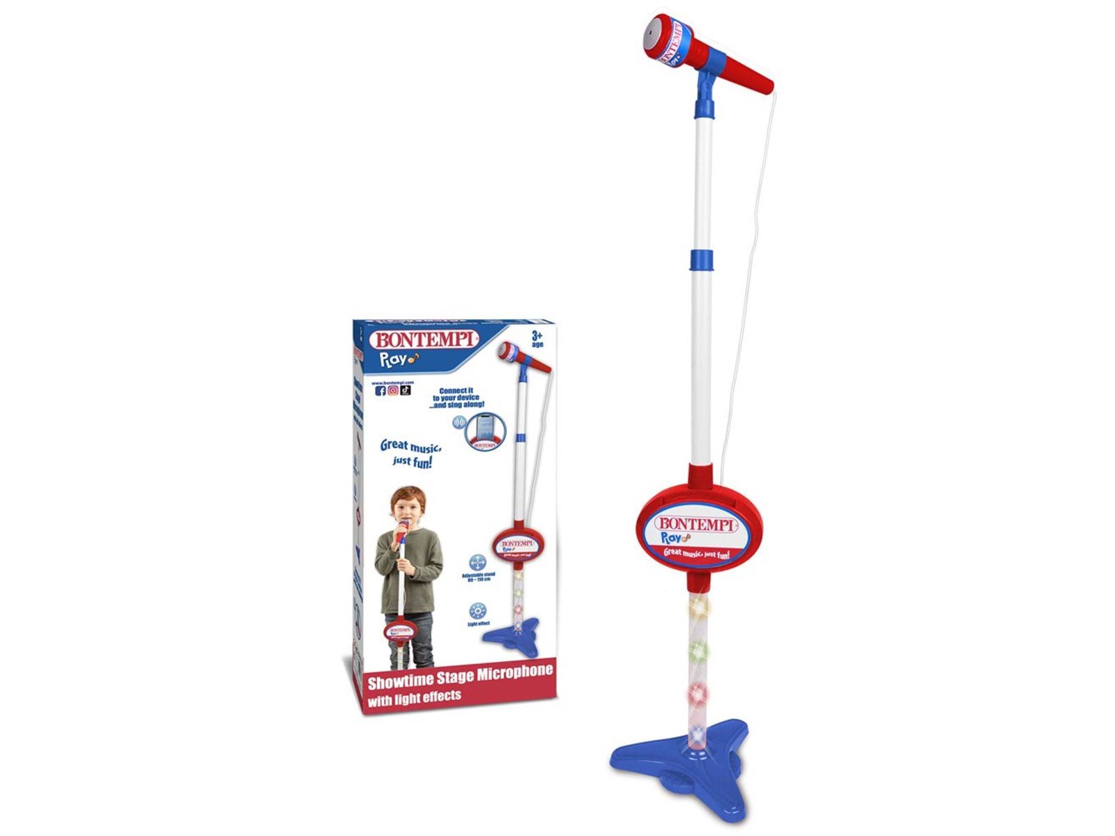 Bontempi Stage microphone with lighting effect