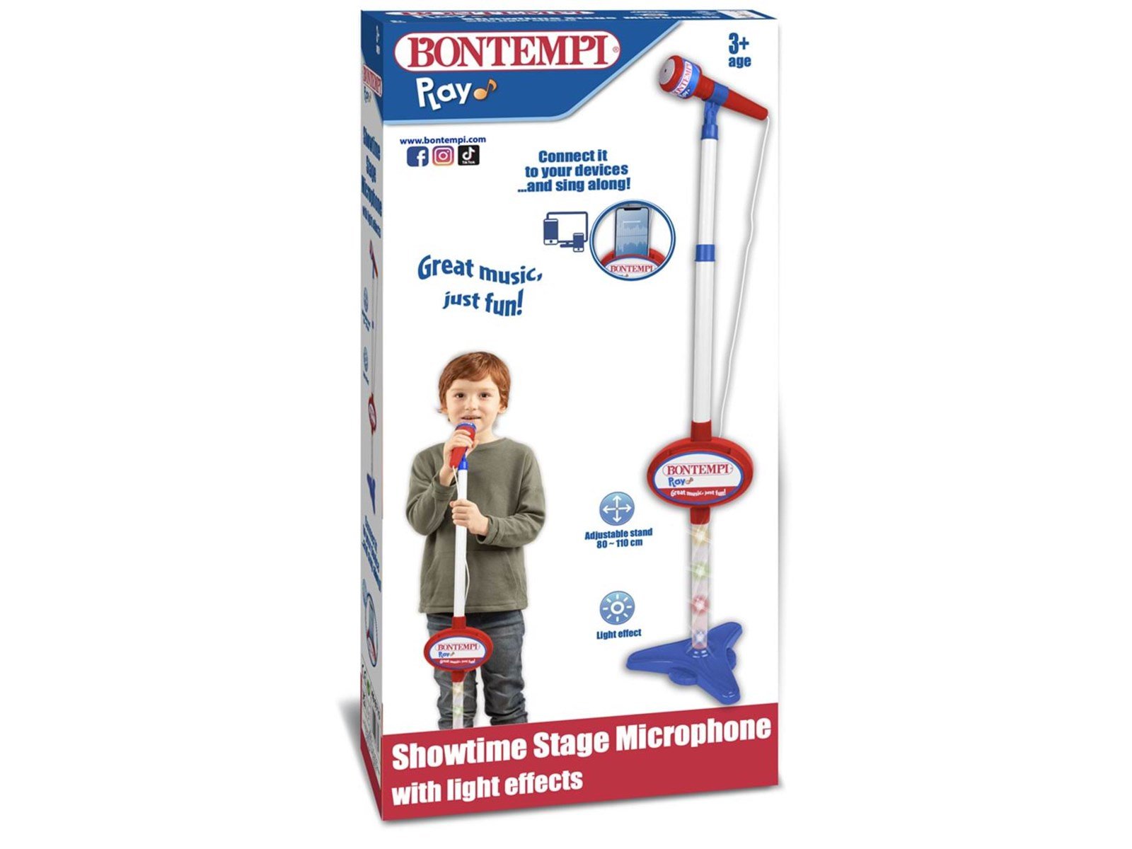 Bontempi Stage microphone with lighting effect