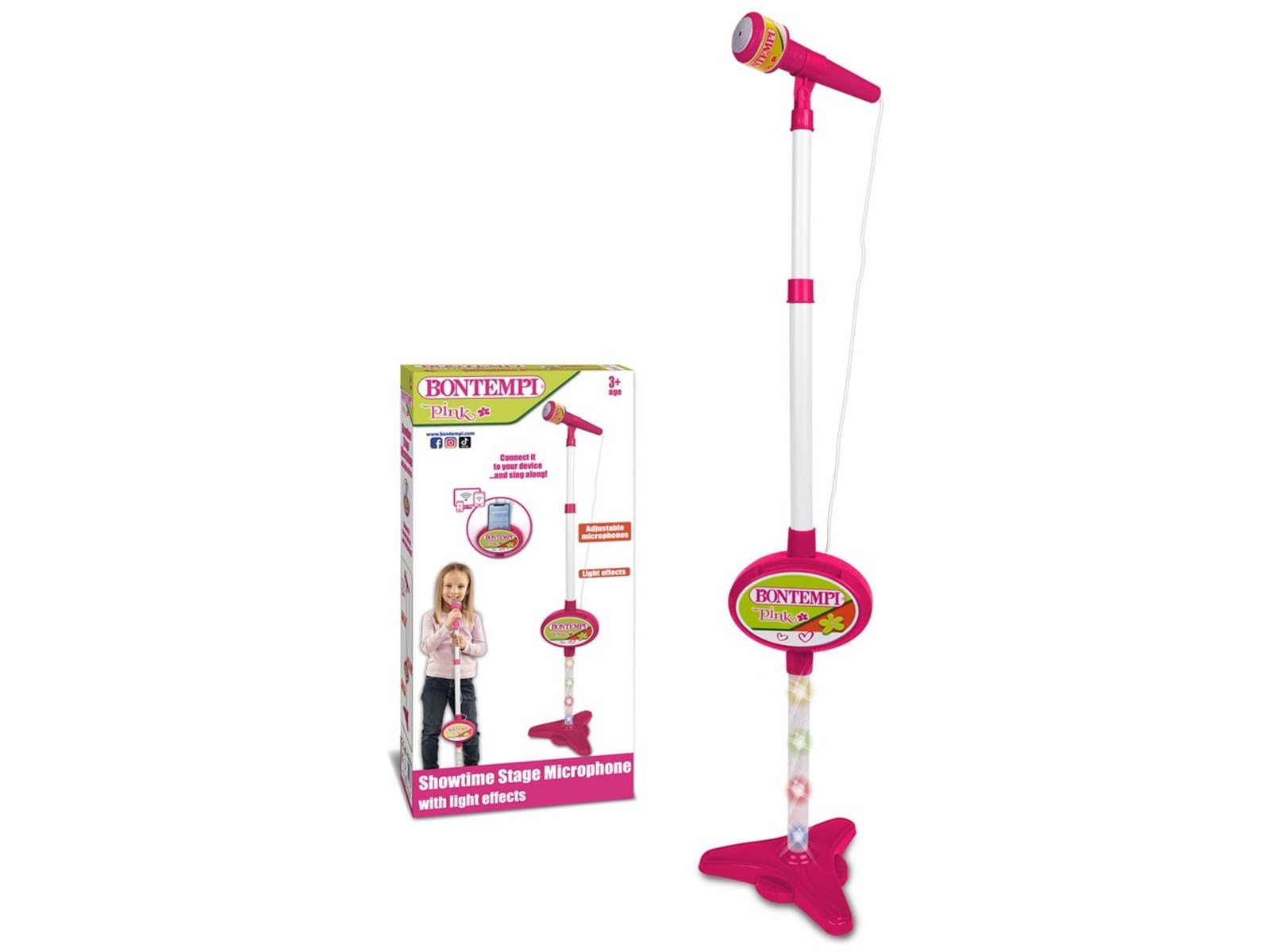 Bontempi Stage microphone with lighting effect