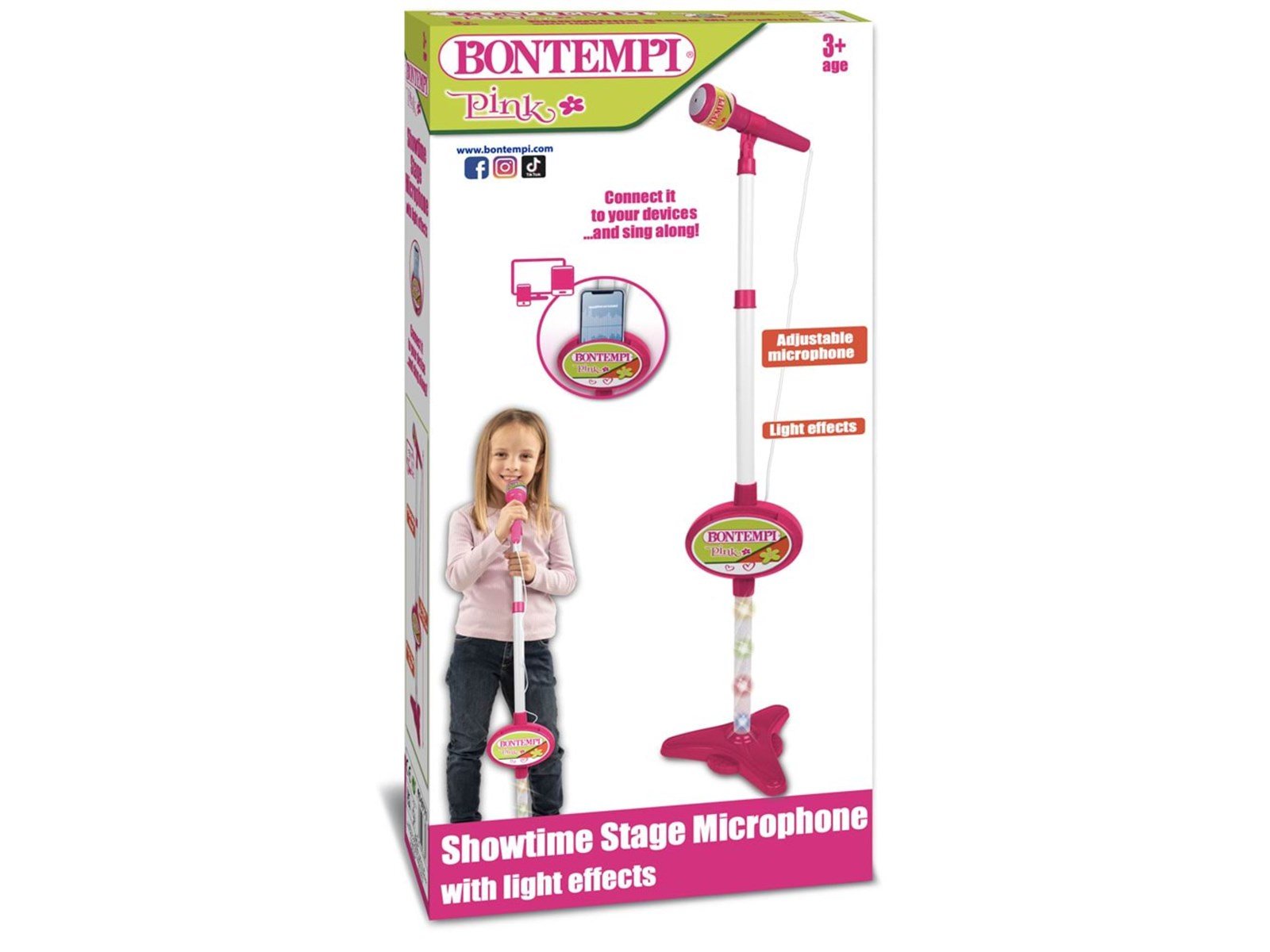 Bontempi Stage microphone with lighting effect