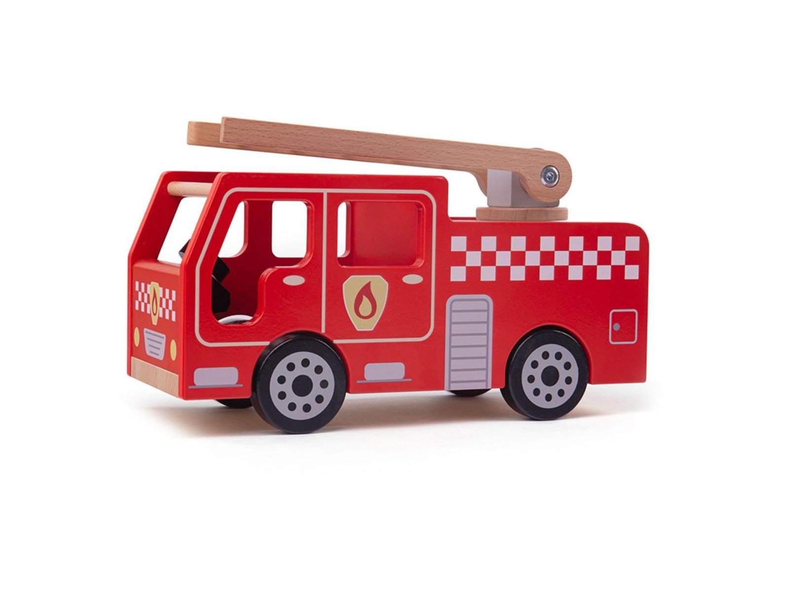 Bigjigs Wooden Fire Truck