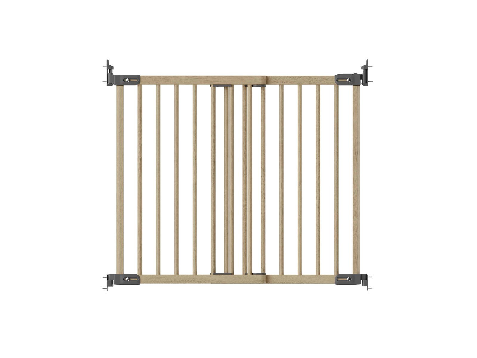 BabyDan FlexiFit Deluxe Safety Gate 62.5-100.5 cm Wood/Gray