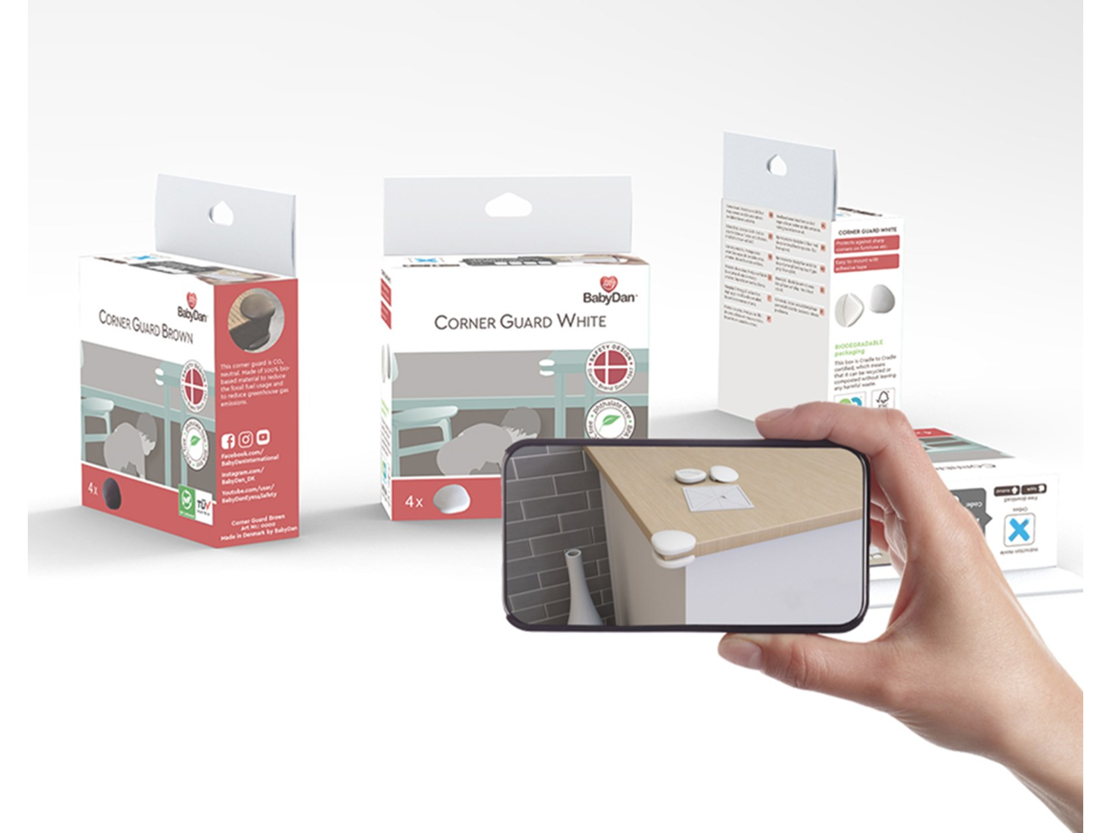 BabyDan Eckenschutz, Braun