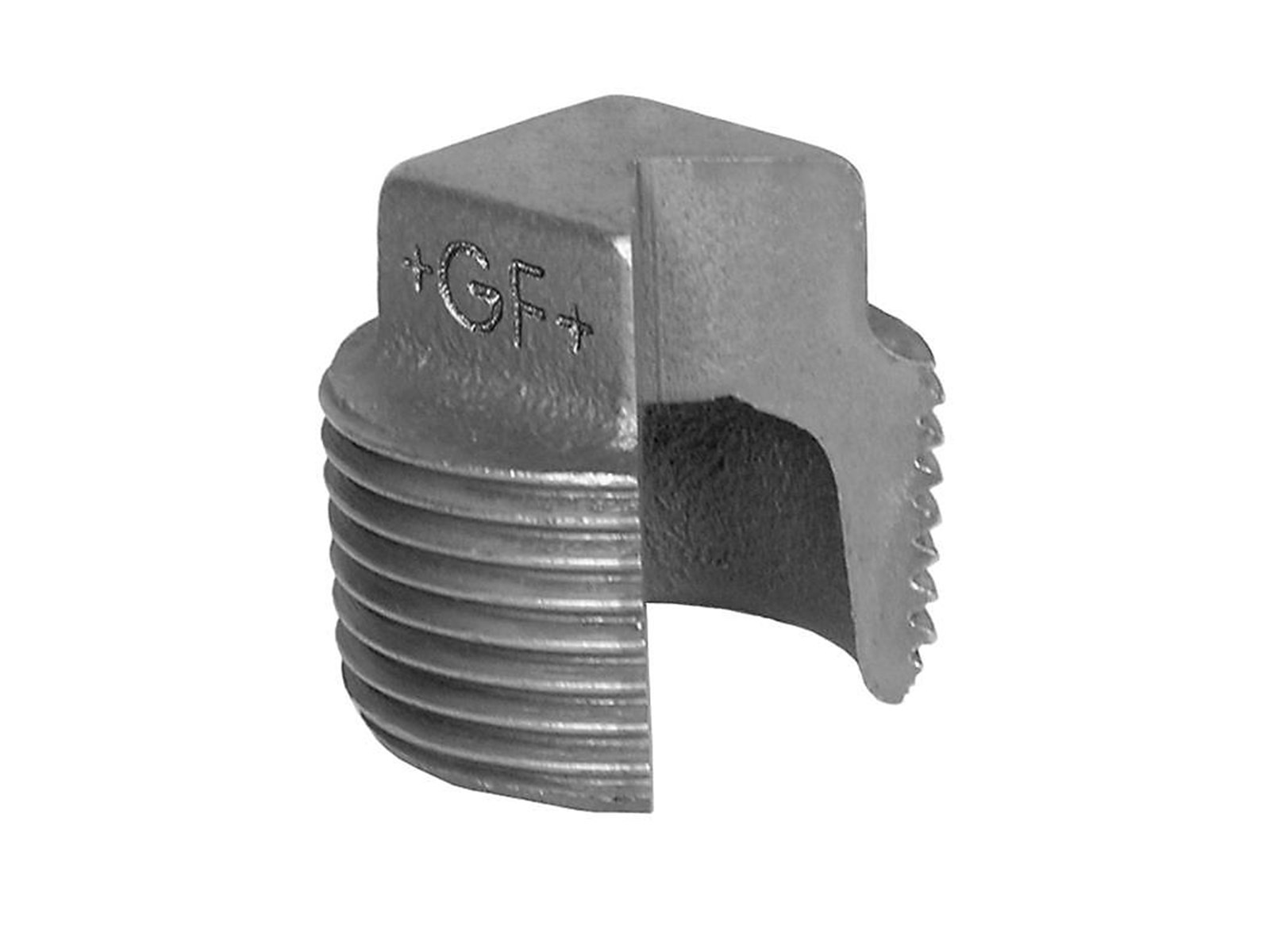+GF+ plug black 1/8''