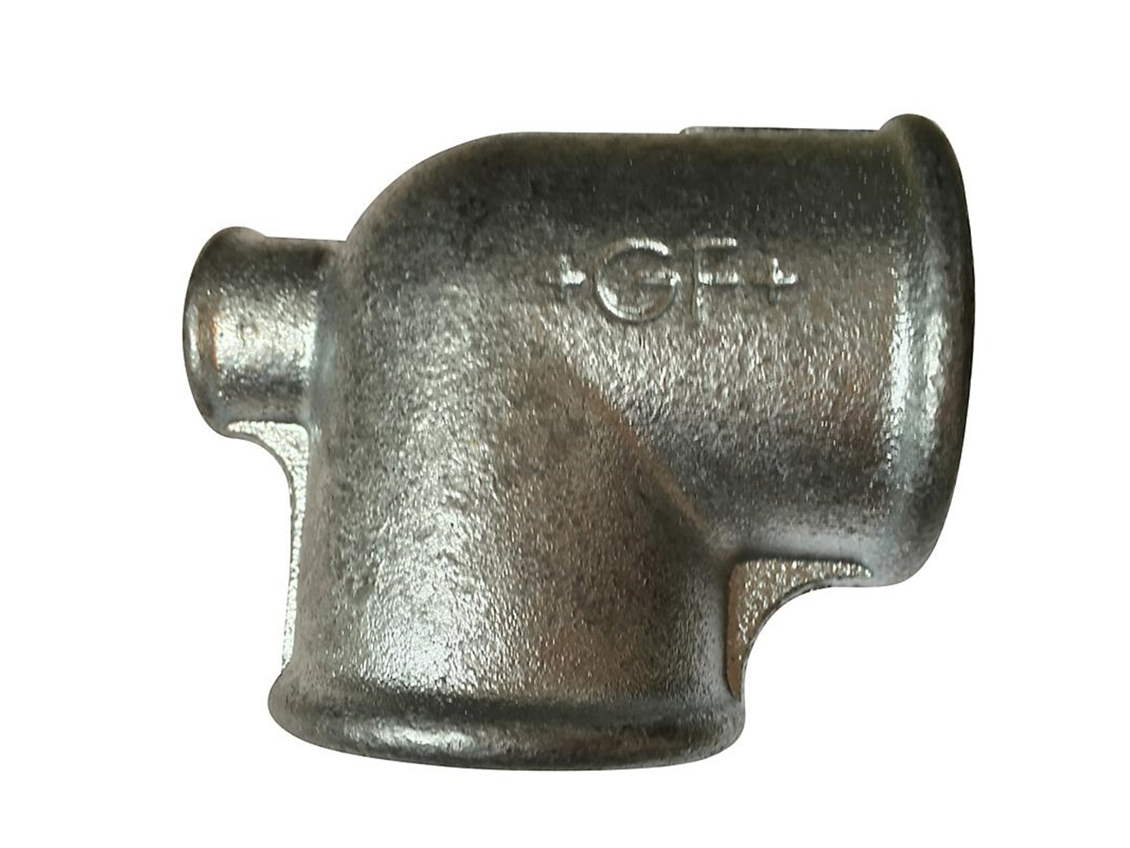 +GF+ tee 90° galvanized reduced 1 1/2-1 1/2-1 1/4''