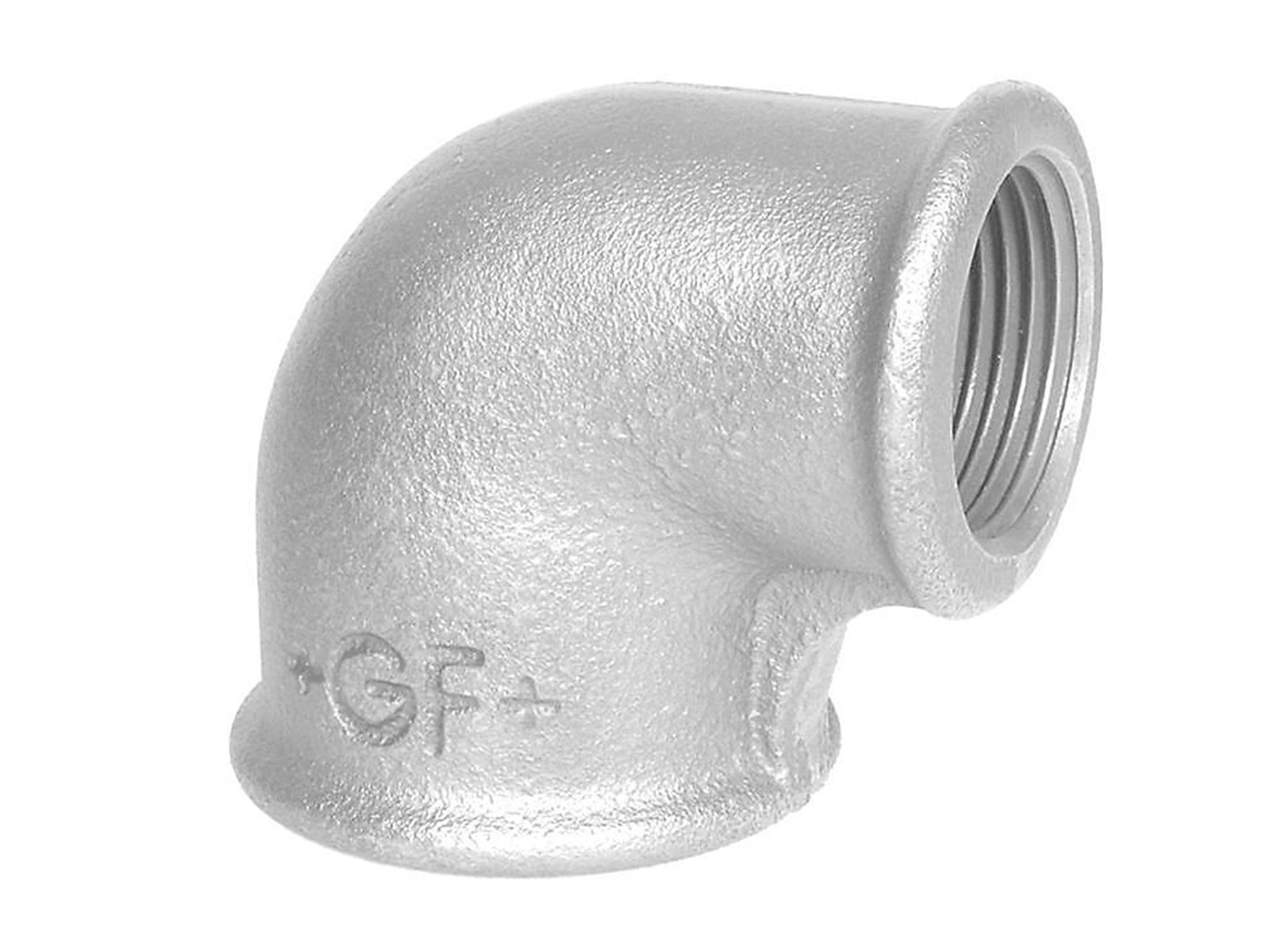 +GF+ angle 90° galvanized reduced 2 1/2-2'' socket-socket