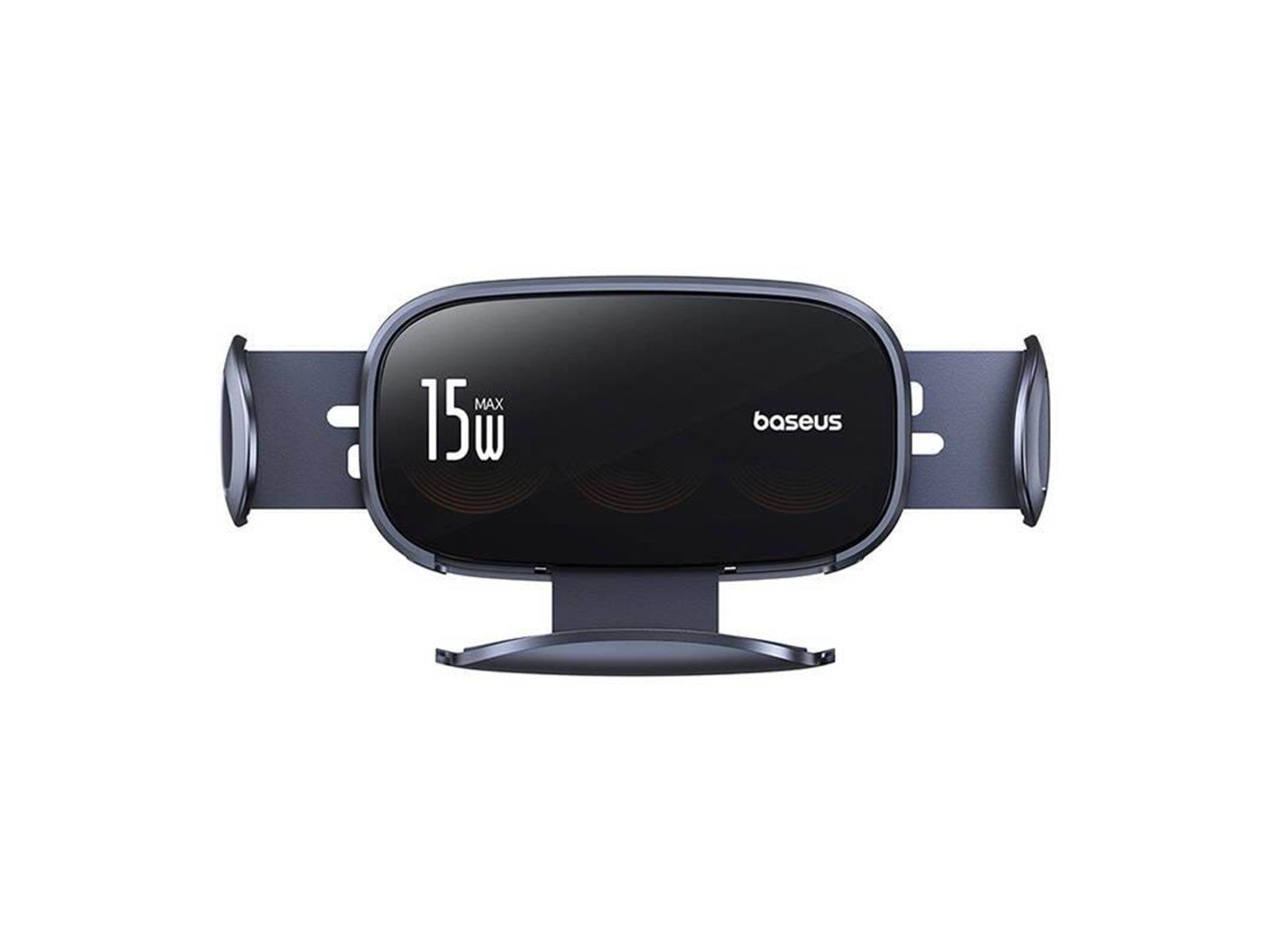 Baseus LightChaser car holder with induction charger (black)