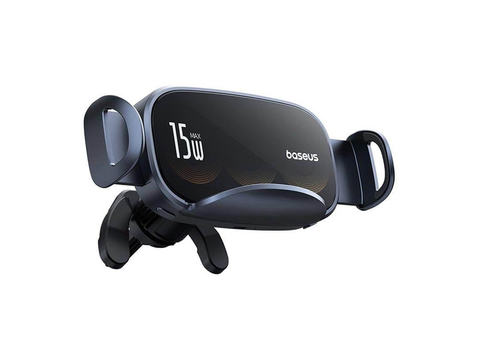 Baseus LightChaser car holder with induction charger (black)