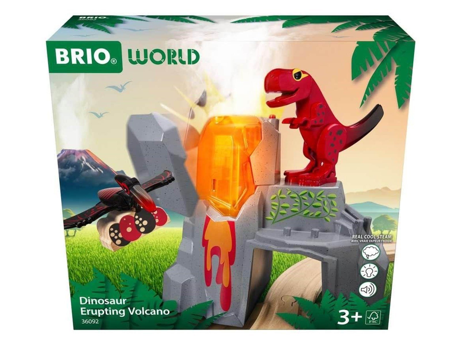 Brio 36092 Dinosaur Erupting Volcano