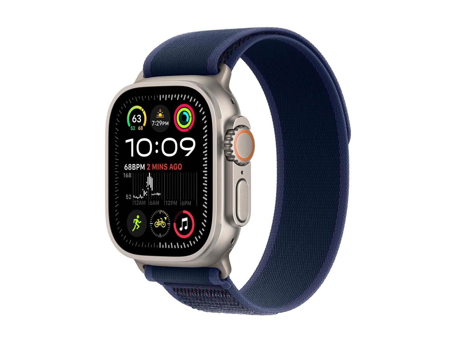 Apple Watch Ultra 2 GPS + Cellular 49mm - Titanium Case with Blue Trail Loop - M/L