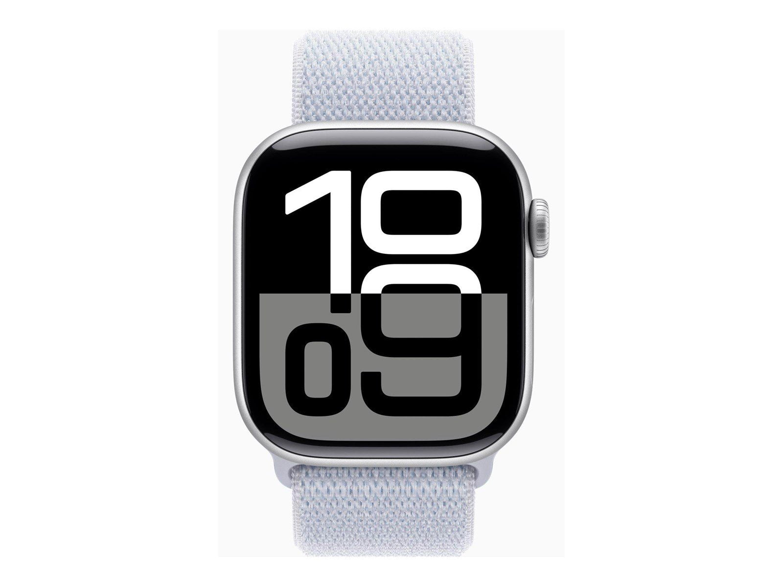 Apple Watch Series 10 GPS 42mm - Silver Aluminium Case with Blue Cloud Sport Loop