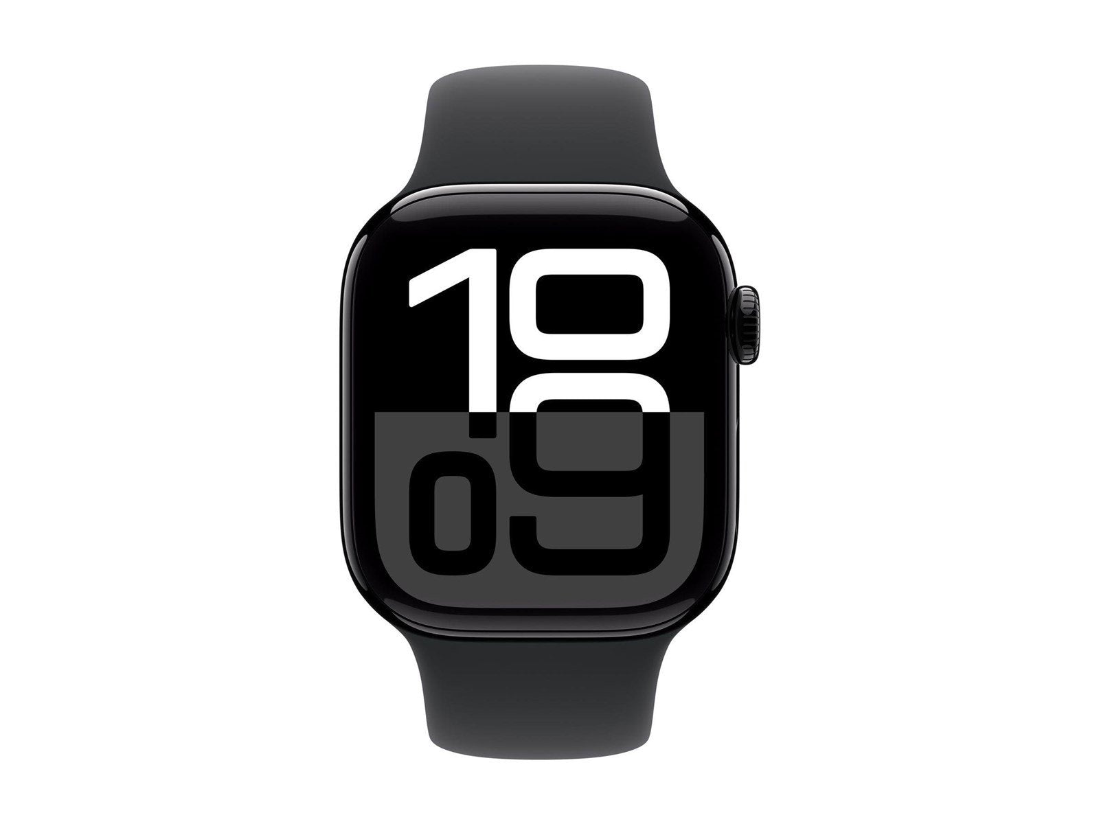 Apple Watch Series 10 GPS 42mm - Jet Black Aluminium Case with Black Sport Band - S/M