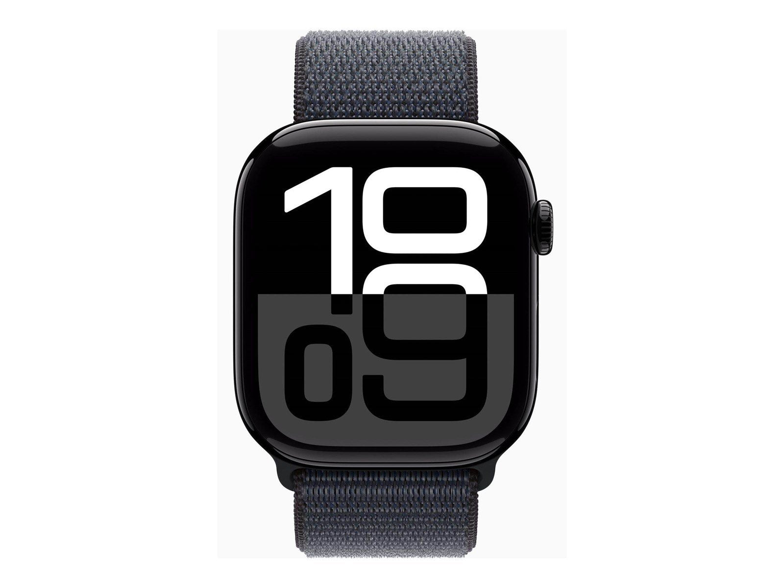 Apple Watch Series 10 GPS 46mm - Jet Black Aluminium Case with Ink Sport Loop