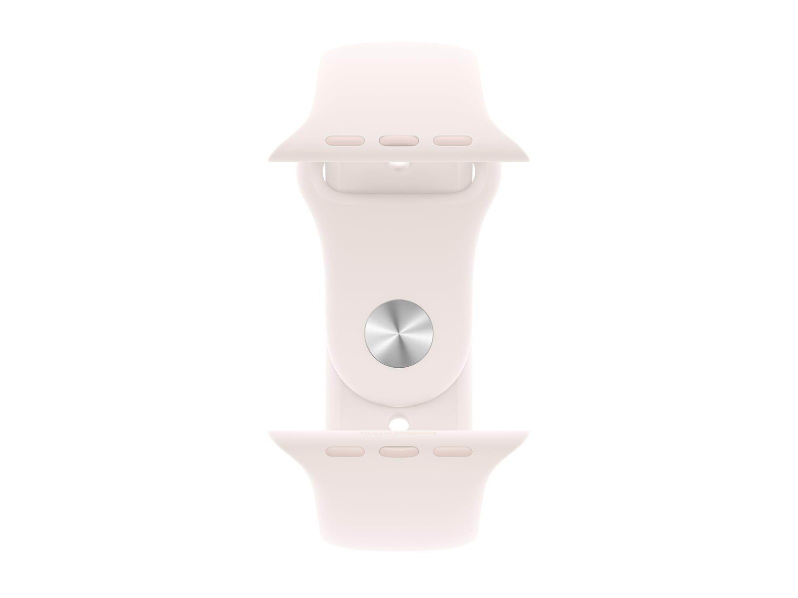 Apple Watch Series 10 GPS 46mm - Rose Gold Aluminium Case with Light Blush Sport Band - S/M