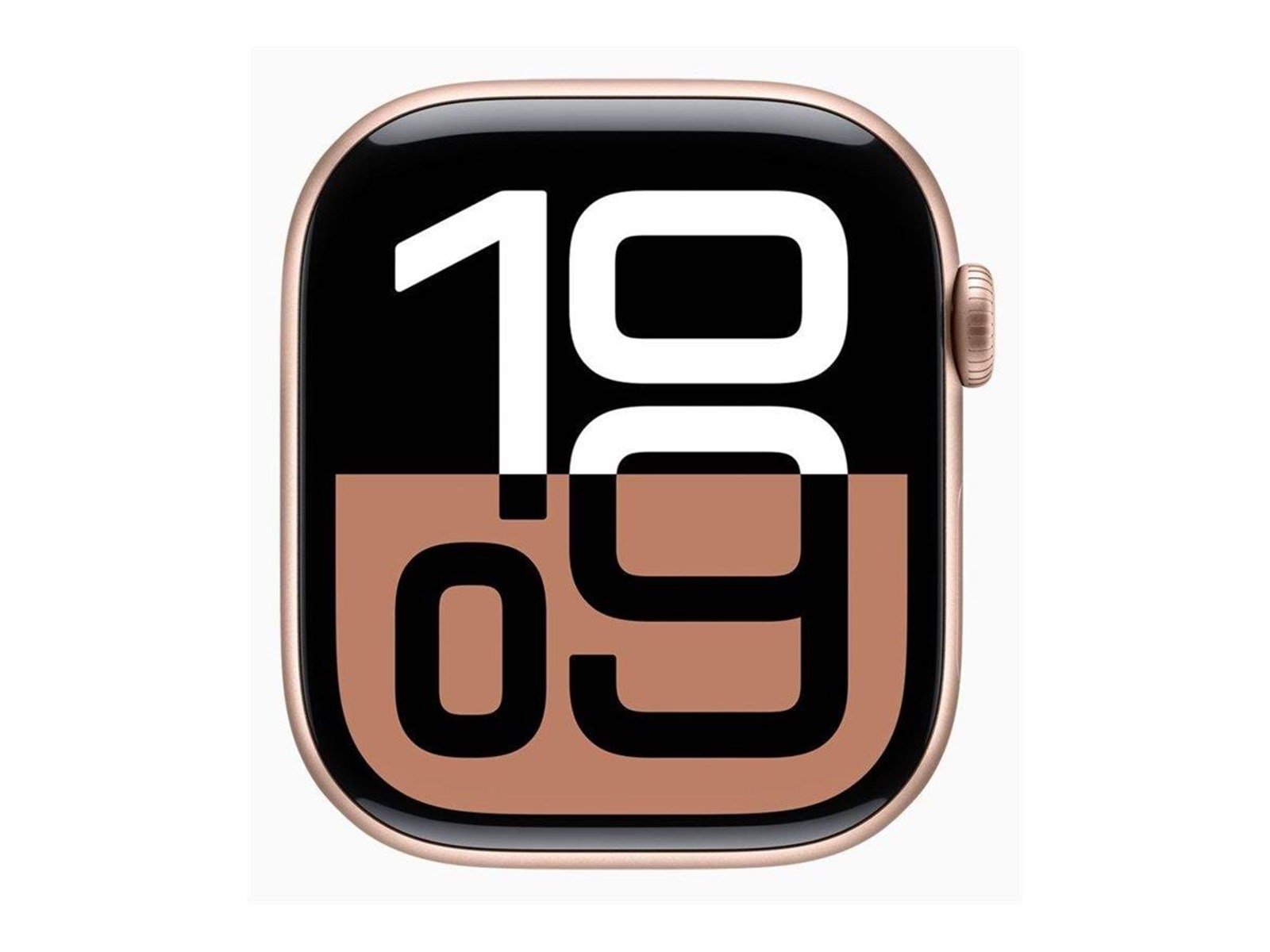 Apple Watch Series 10 GPS 46mm - Rose Gold Aluminium Case with Light Blush Sport Band - S/M