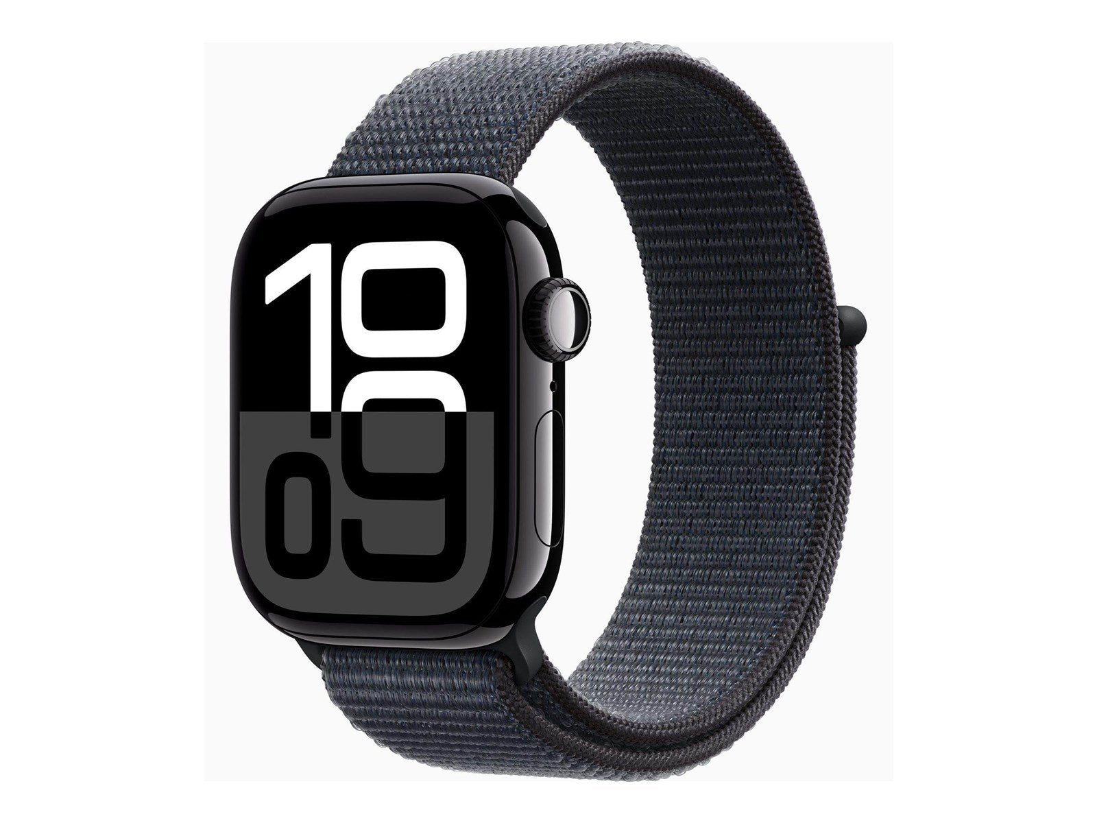Apple Watch Series 10 GPS + Cellular 42mm - Jet Black Aluminium Case with Ink Sport Loop