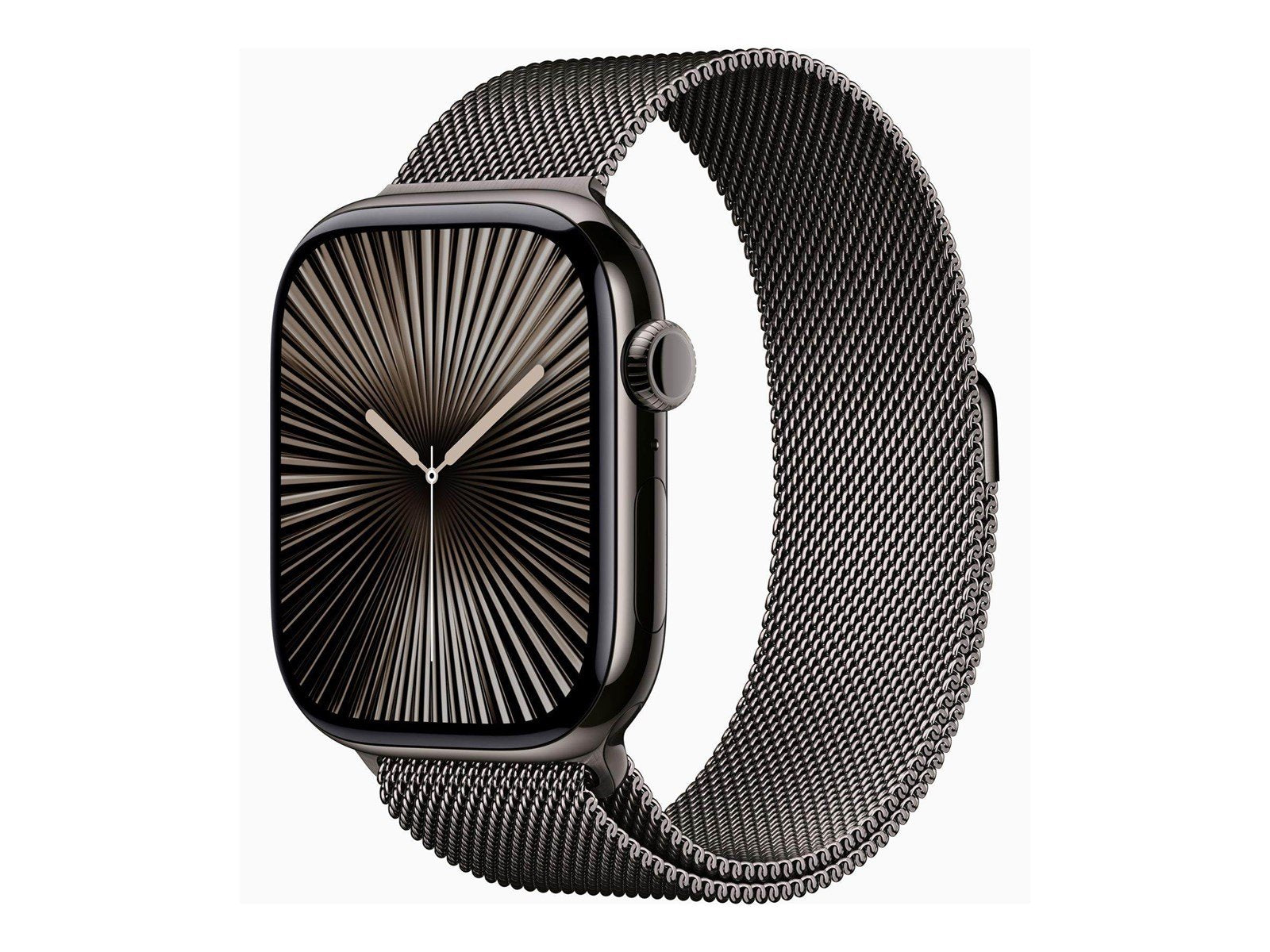 Apple Watch Series 10 GPS + Cellular 46mm - Slate Titanium Case with Slate Milanese Loop - M/L