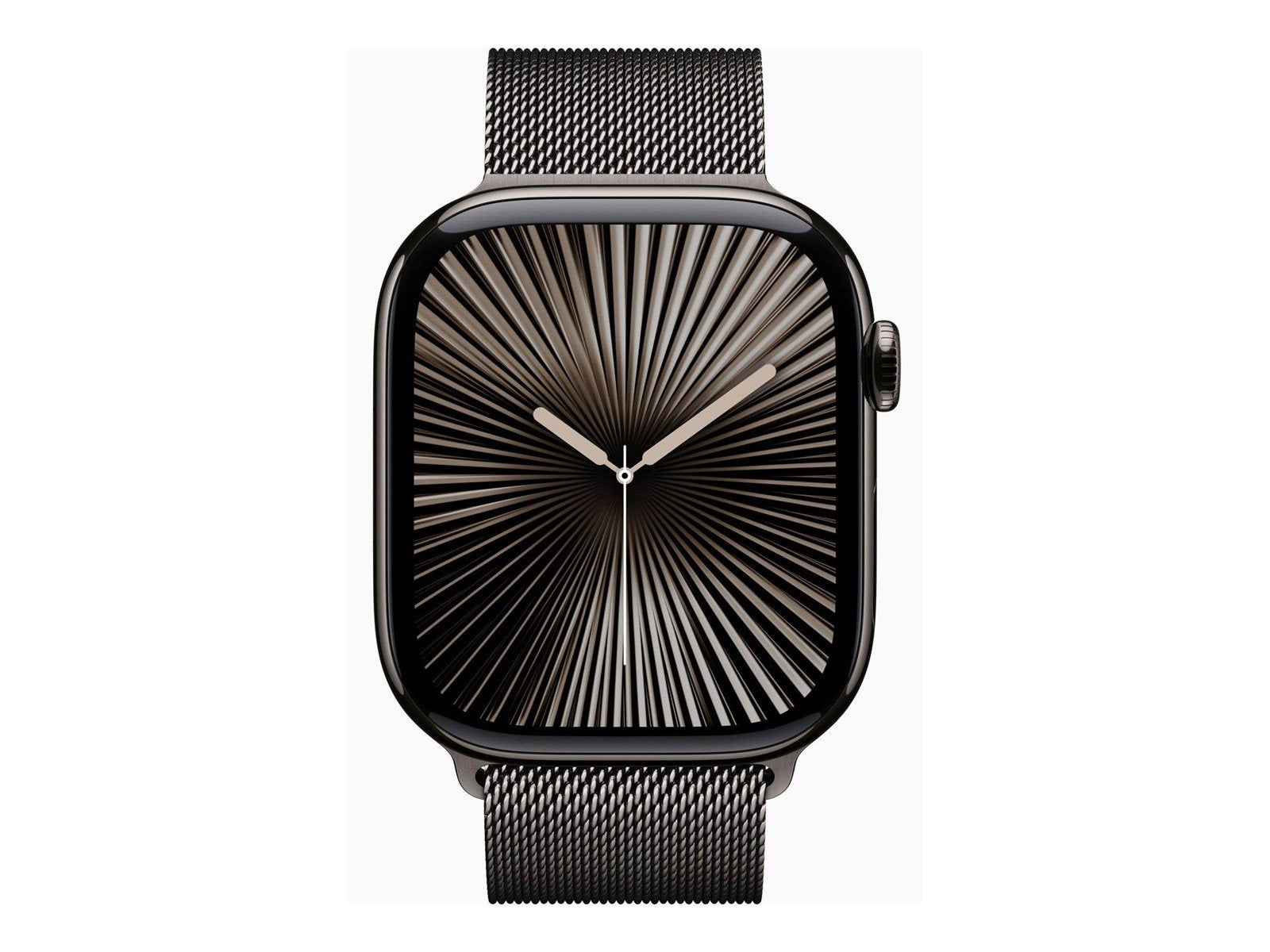 Apple Watch Series 10 GPS + Cellular 46mm - Slate Titanium Case with Slate Milanese Loop - M/L