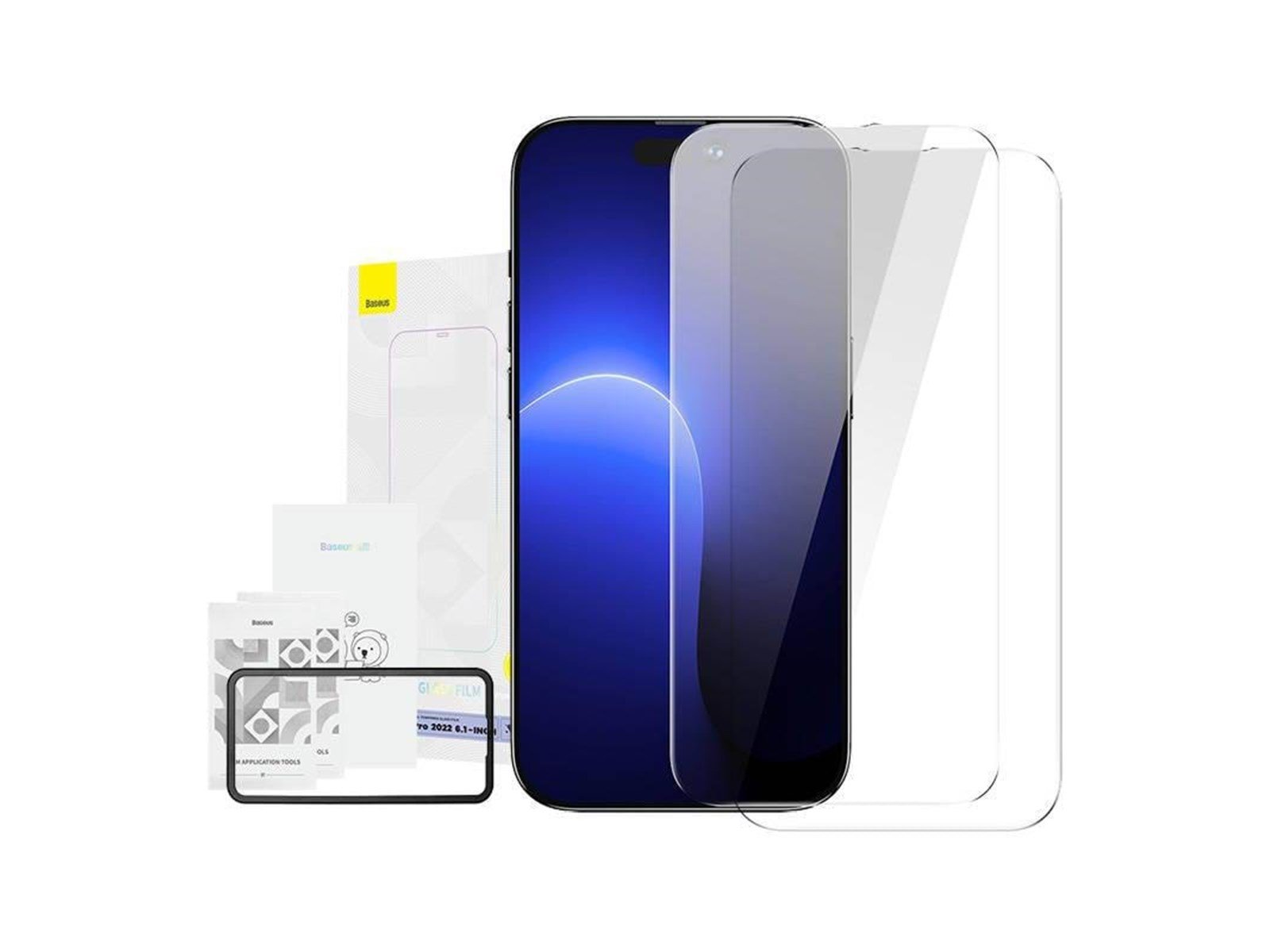 Baseus Crystal Tempered Glass 0.3mm for iPhone 14 Pro (2pcs)