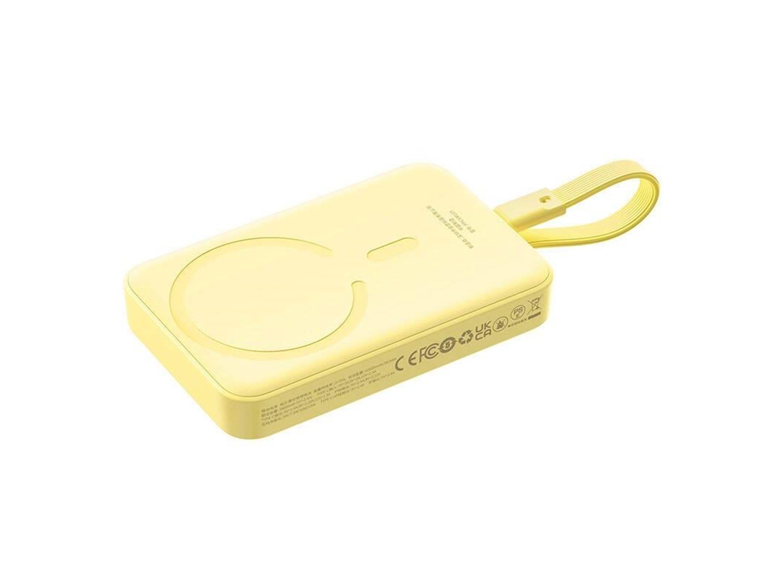 Baseus Powerbank Magnetic Mini 10000mAh 30W MagSafe (yellow) Powerbank (Akku) - Gelb - 10000 mAh