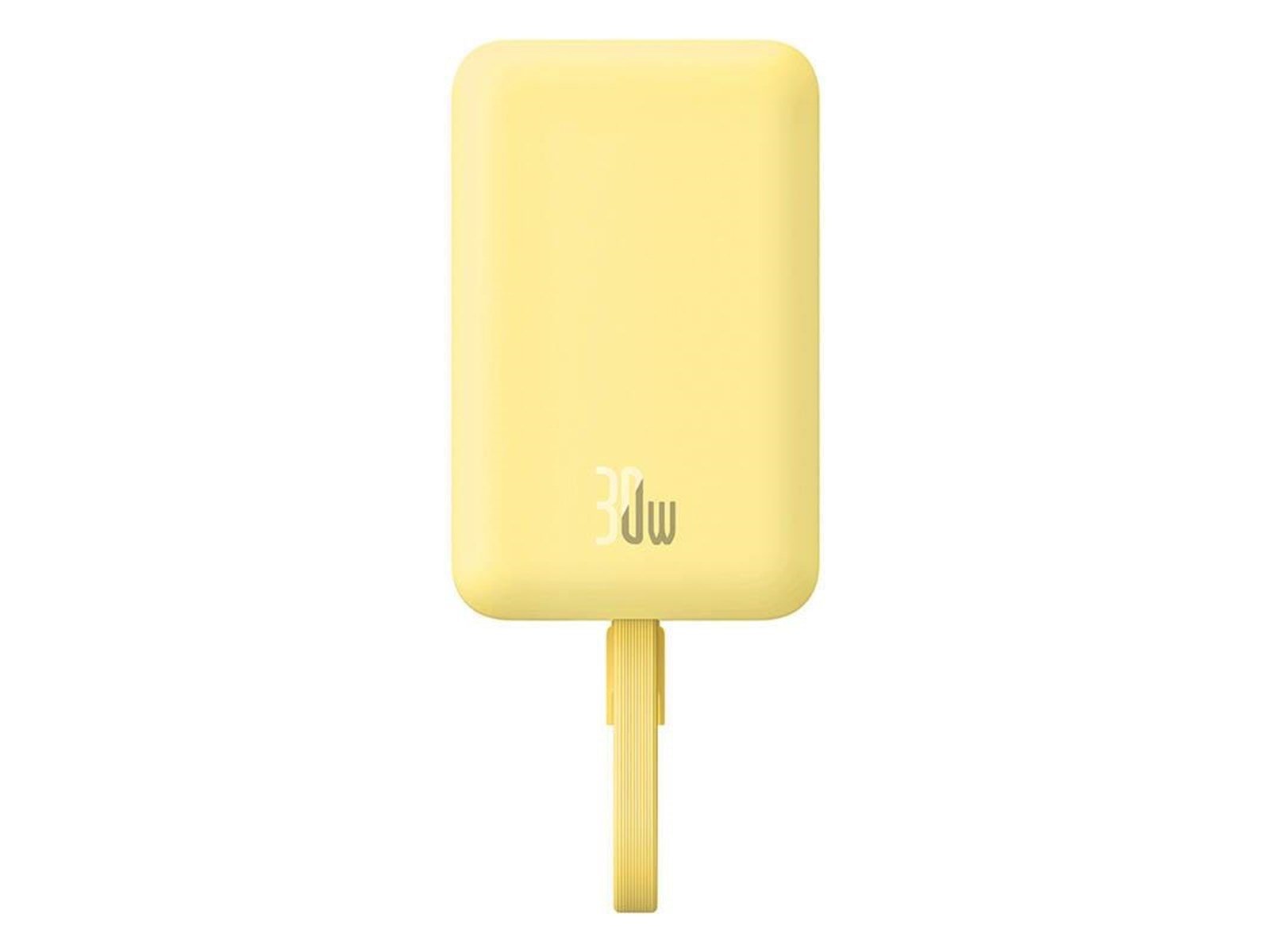 Baseus Powerbank Magnetic Mini 10000mAh 30W MagSafe (yellow) Powerbank (Akku) - Gelb - 10000 mAh