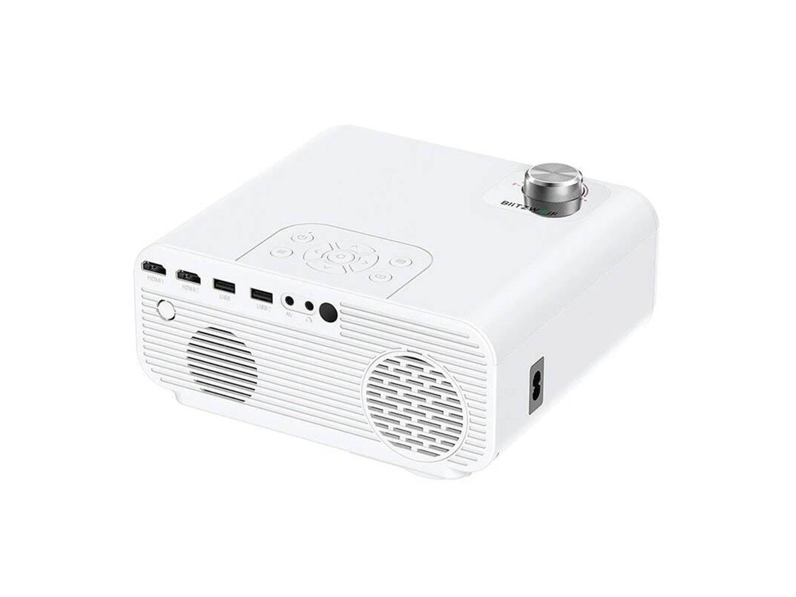 BlitzWolf Projektoren Projector LED BW-V5Max android 9.0 1080p (white)