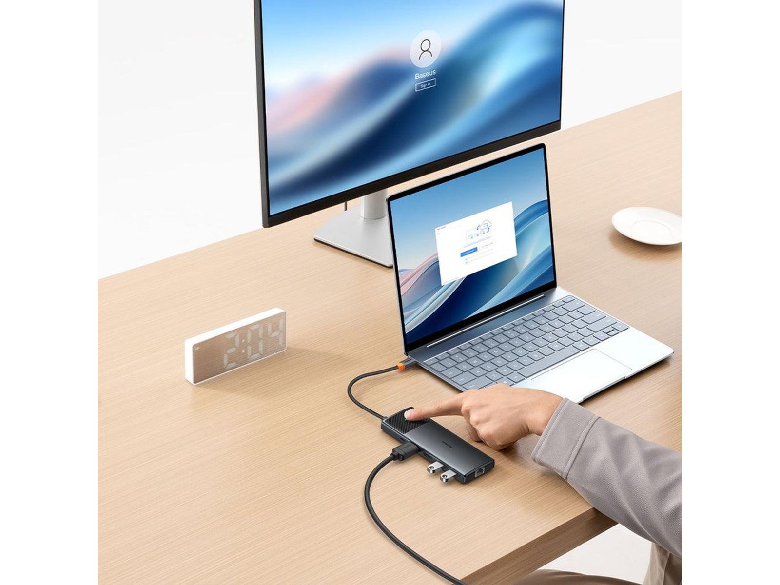 Baseus B00061800123-00 interface hub USB-Hubs