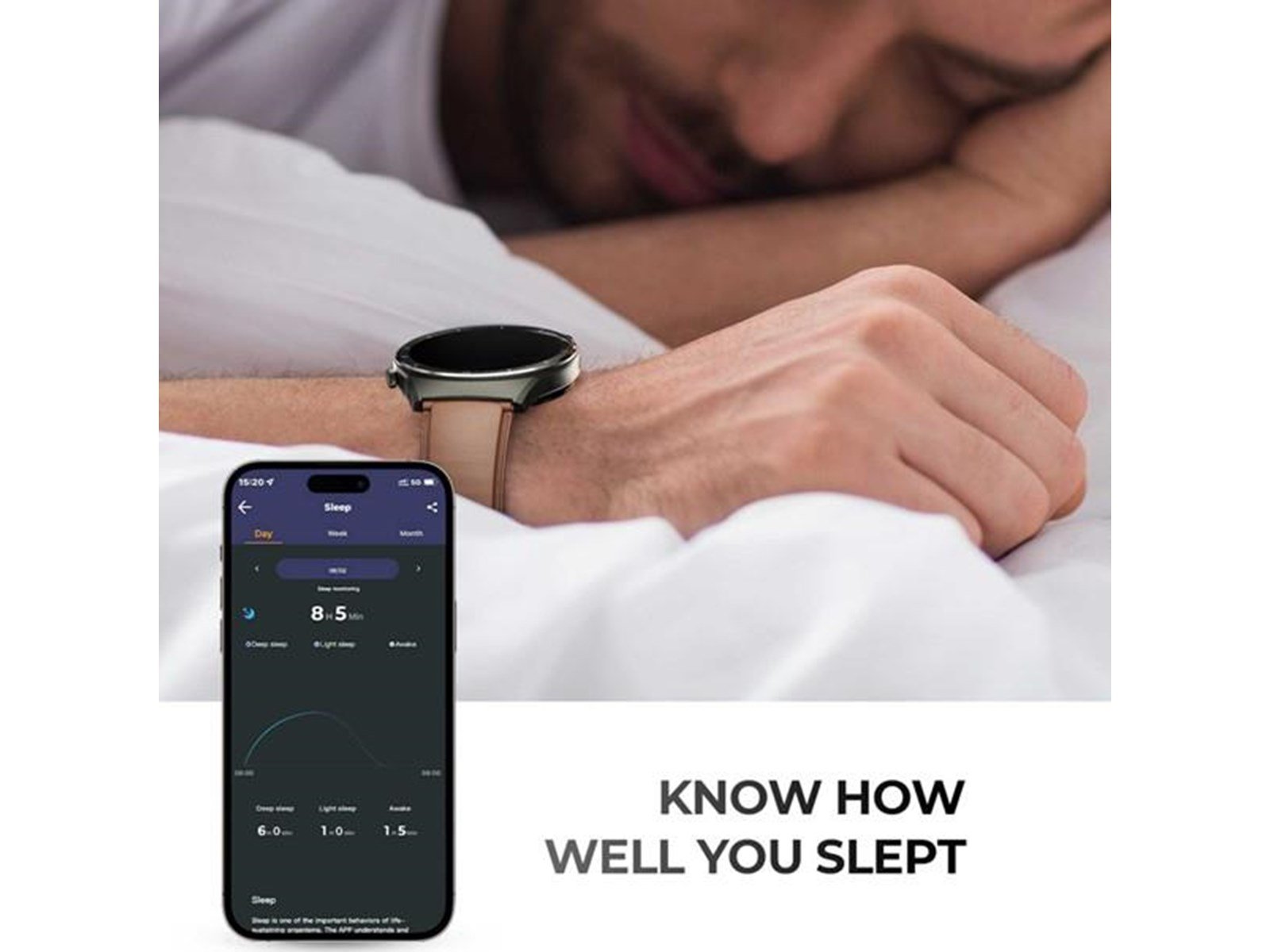 Aukey SW-2U SmartWatch 2 Ultra - Dark Brown Leather