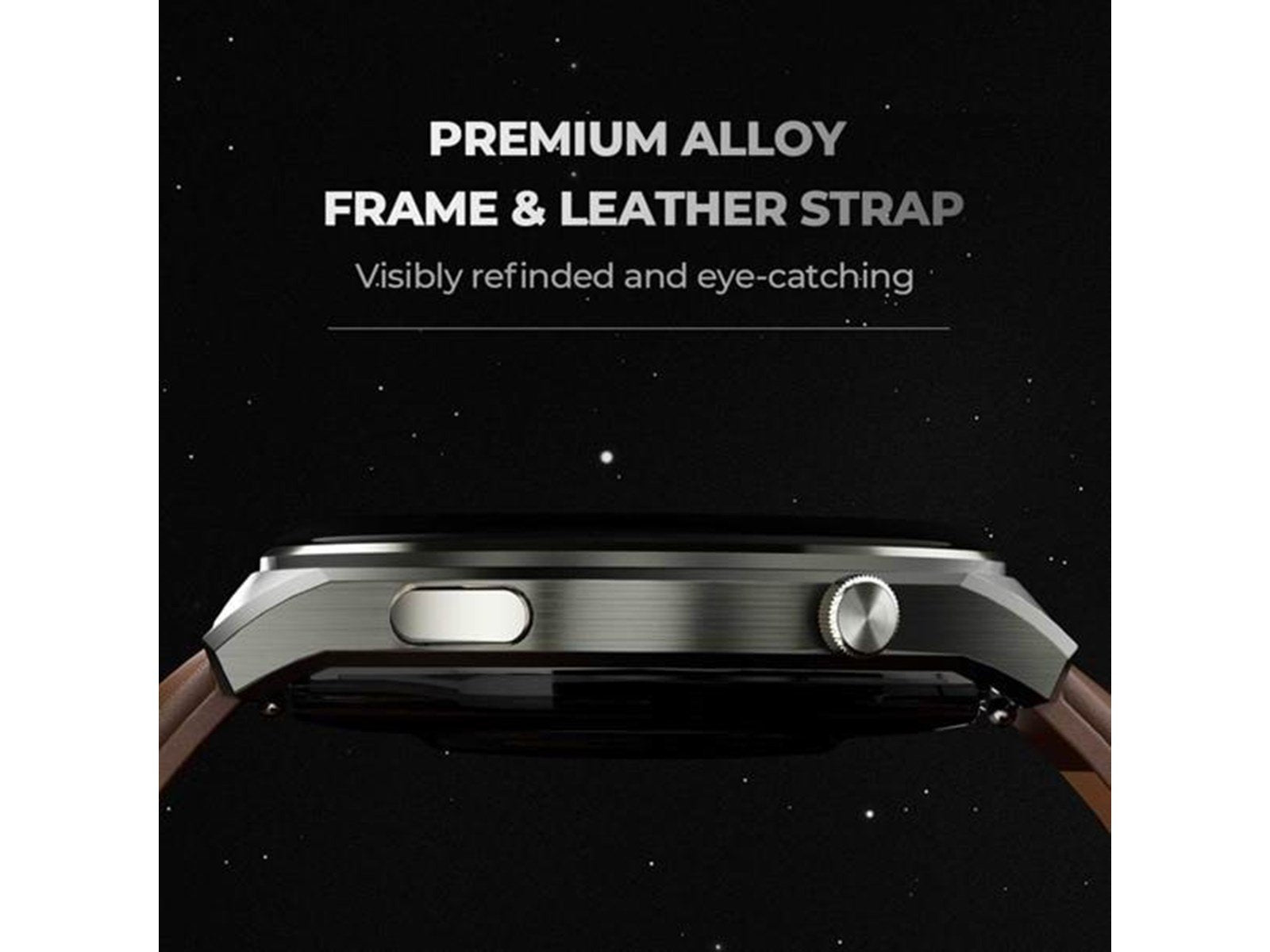 Aukey SW-2U SmartWatch 2 Ultra - Dark Brown Leather