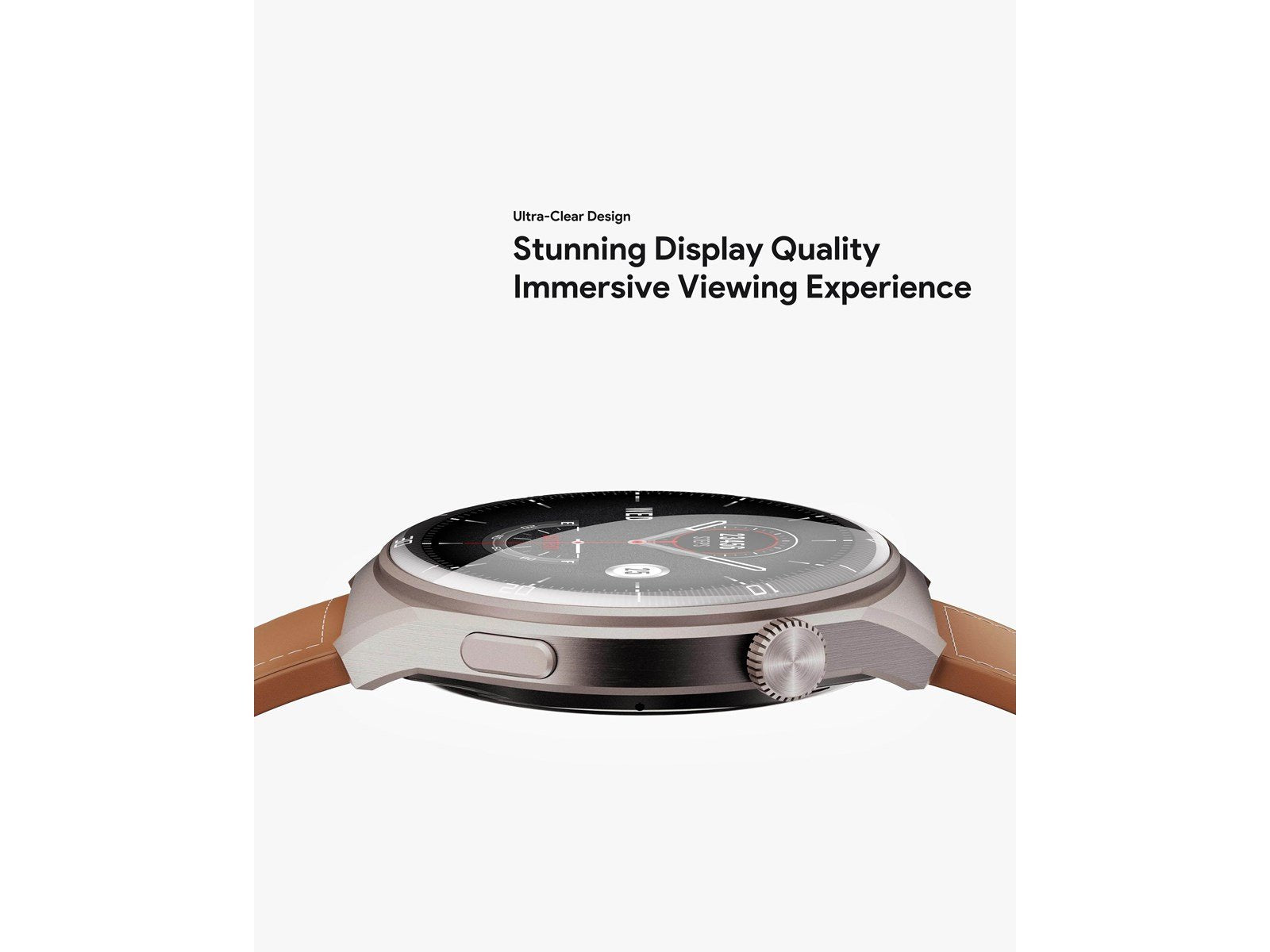 Aukey SW-2U SmartWatch 2 Ultra - Dark Brown Leather