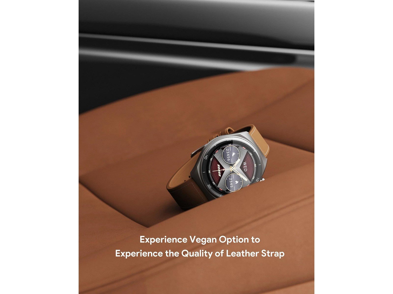 Aukey SW-2U SmartWatch 2 Ultra - Dark Brown Leather