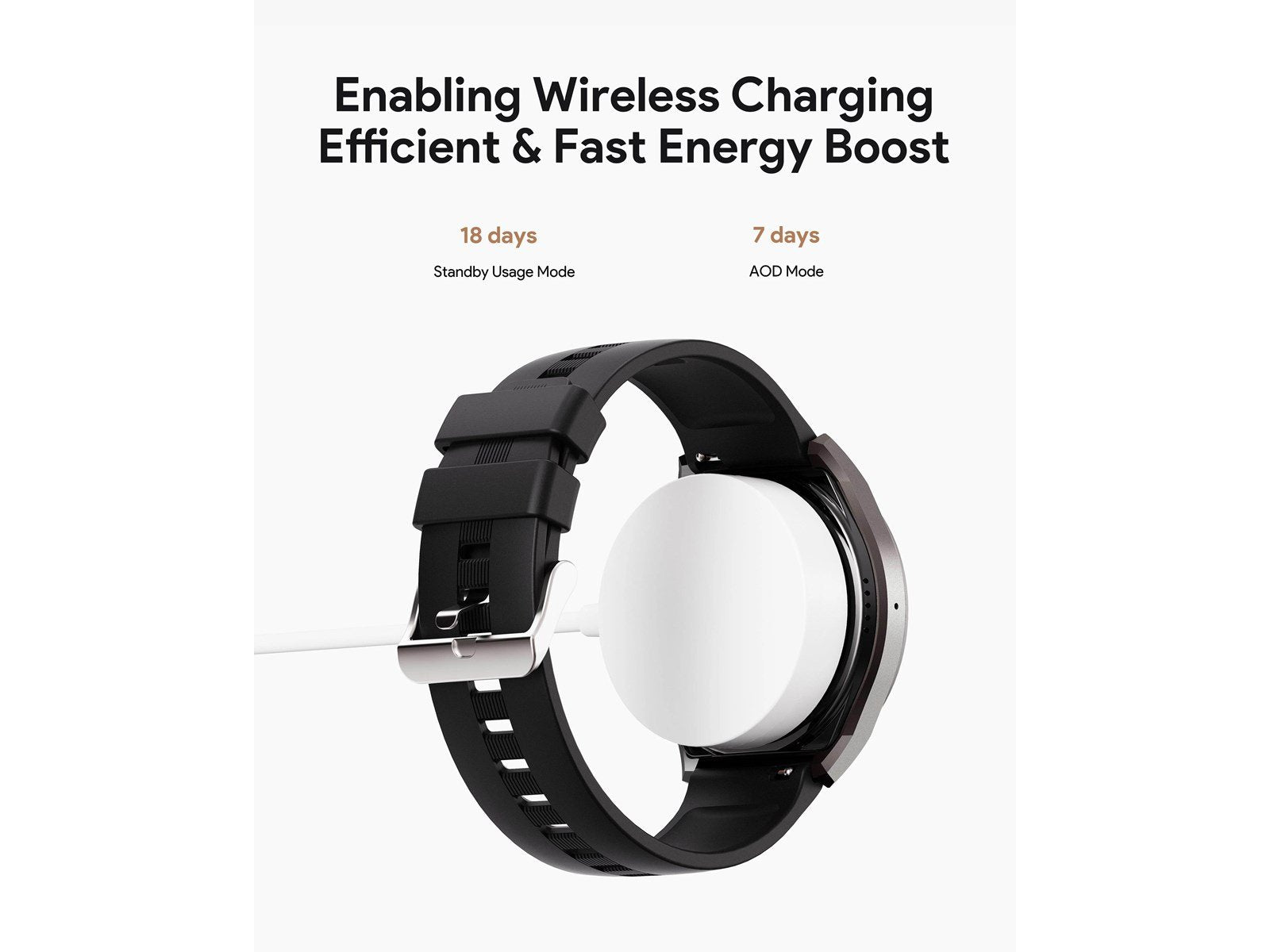 Aukey SW-2U SmartWatch 2 Ultra - Dark Brown Leather