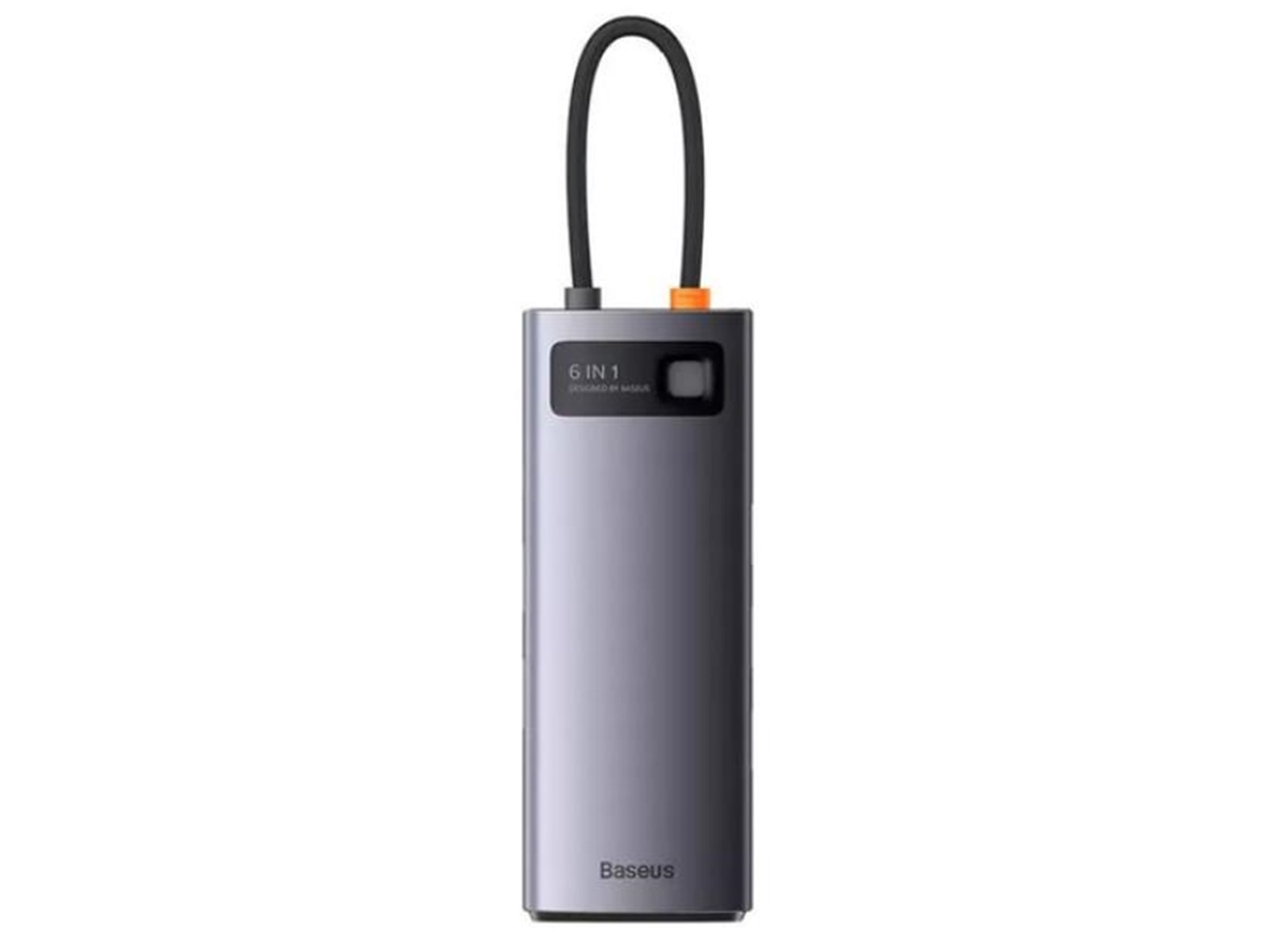 Baseus StarJoy Series 6-in-1 Hub USB-C to HDMI + 3 x USB 3.0 + USB-C PD + RJ45 USB-Hubs - Grau