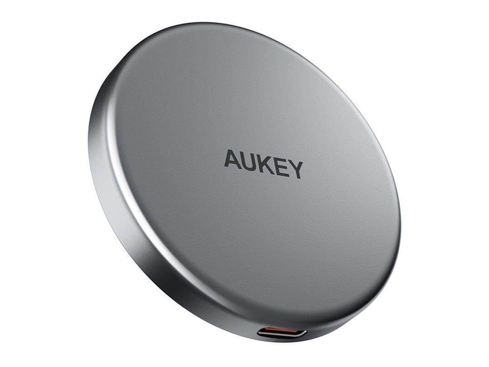 Aukey Magnetic Wireless Charger MagFusion LC-MC10 15W Qi2 (black)
