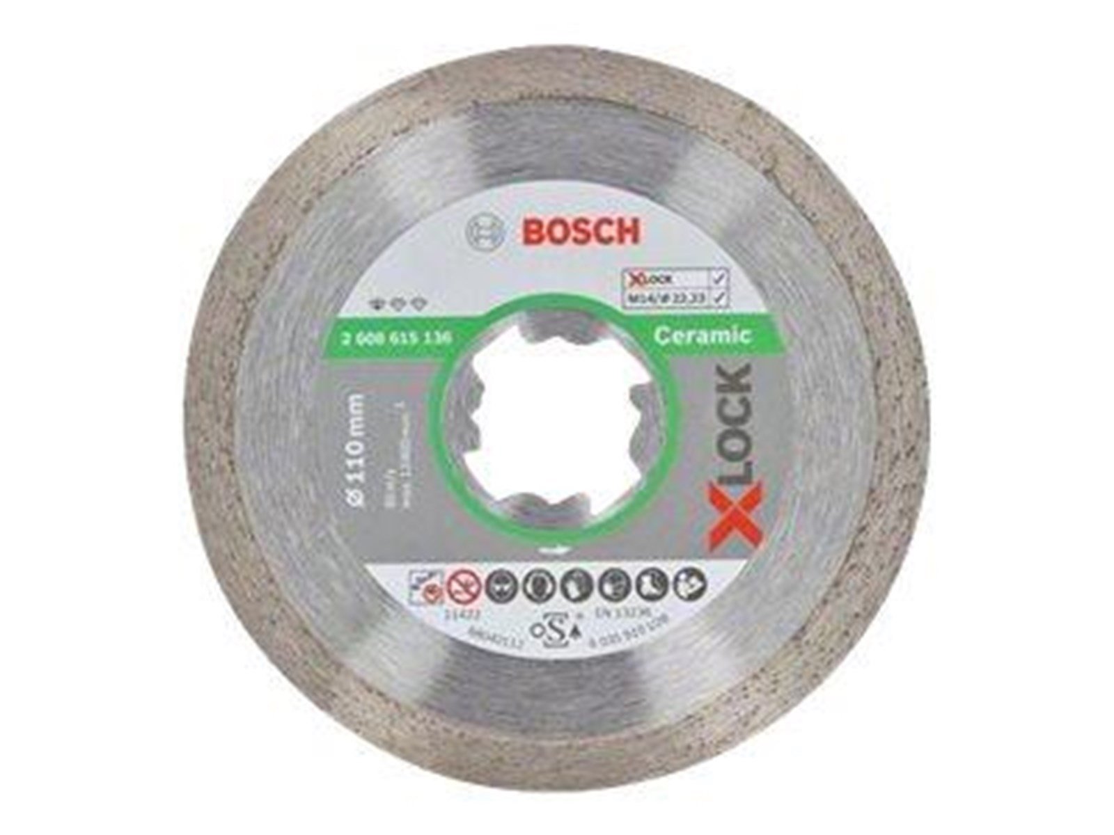 Bosch Standard for Ceramic diamond cutting disc - for tile ceramic