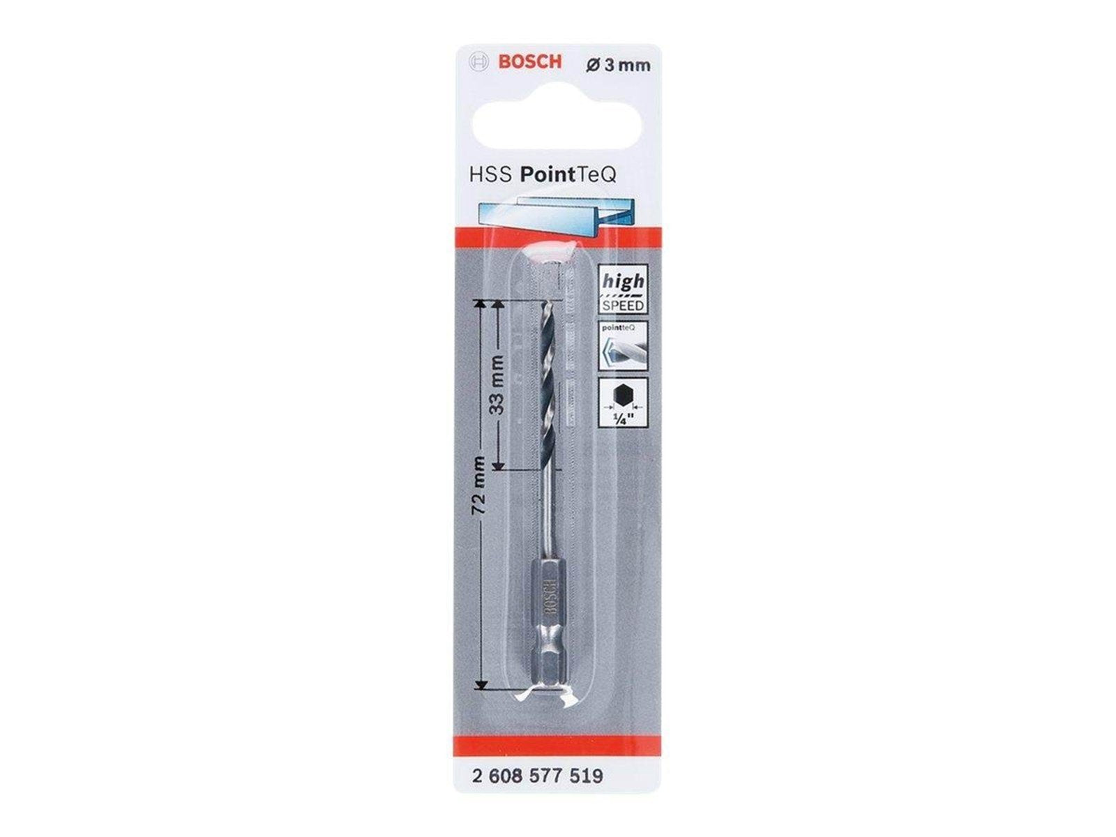 Bosch HSS PointTeQ drill bit - for metal