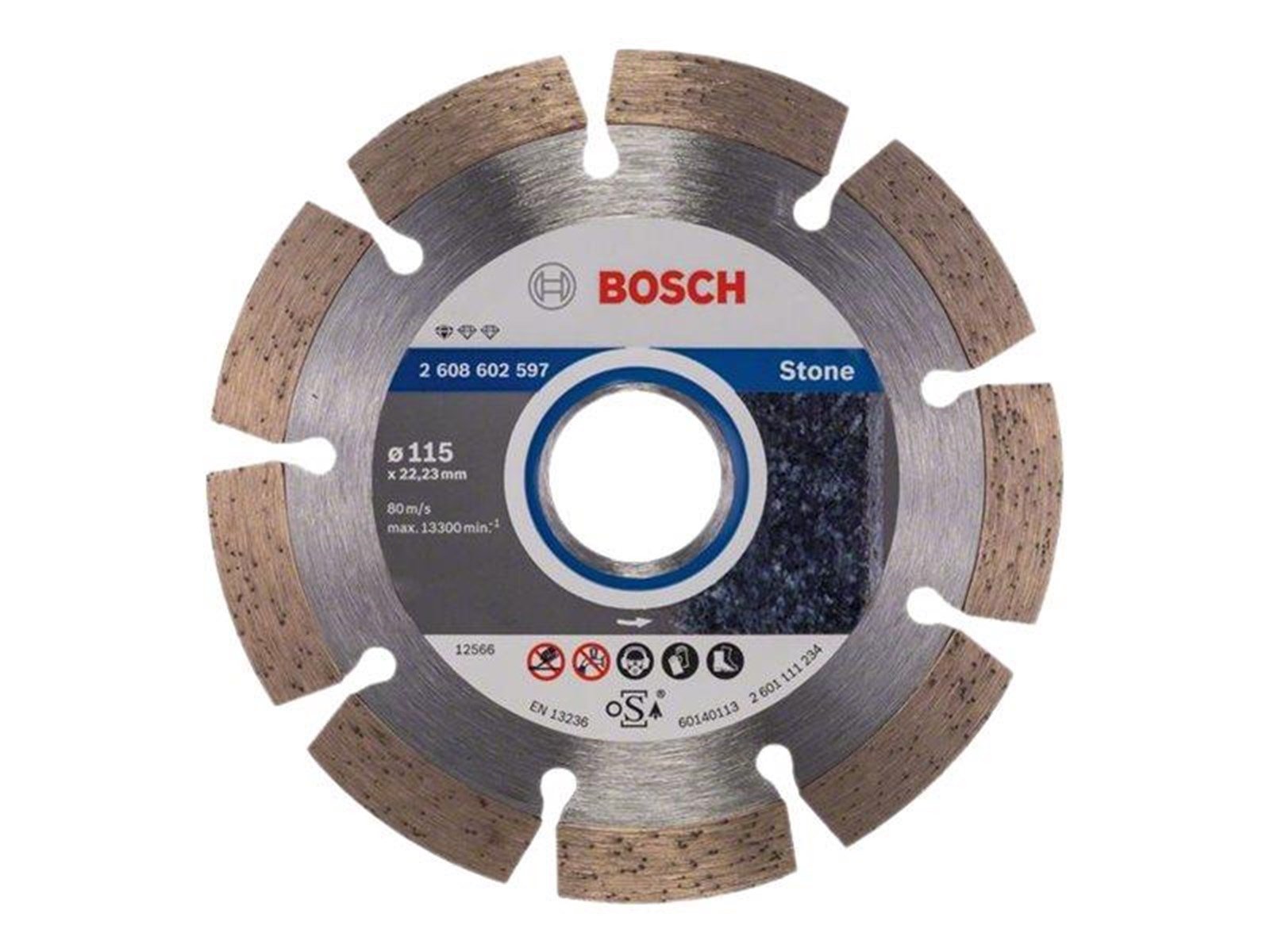 Bosch Standard for Stone diamond cutting disc - for stone granite